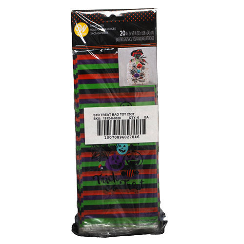 WILTON HALLOWEEN TREAT BAGS 20CT