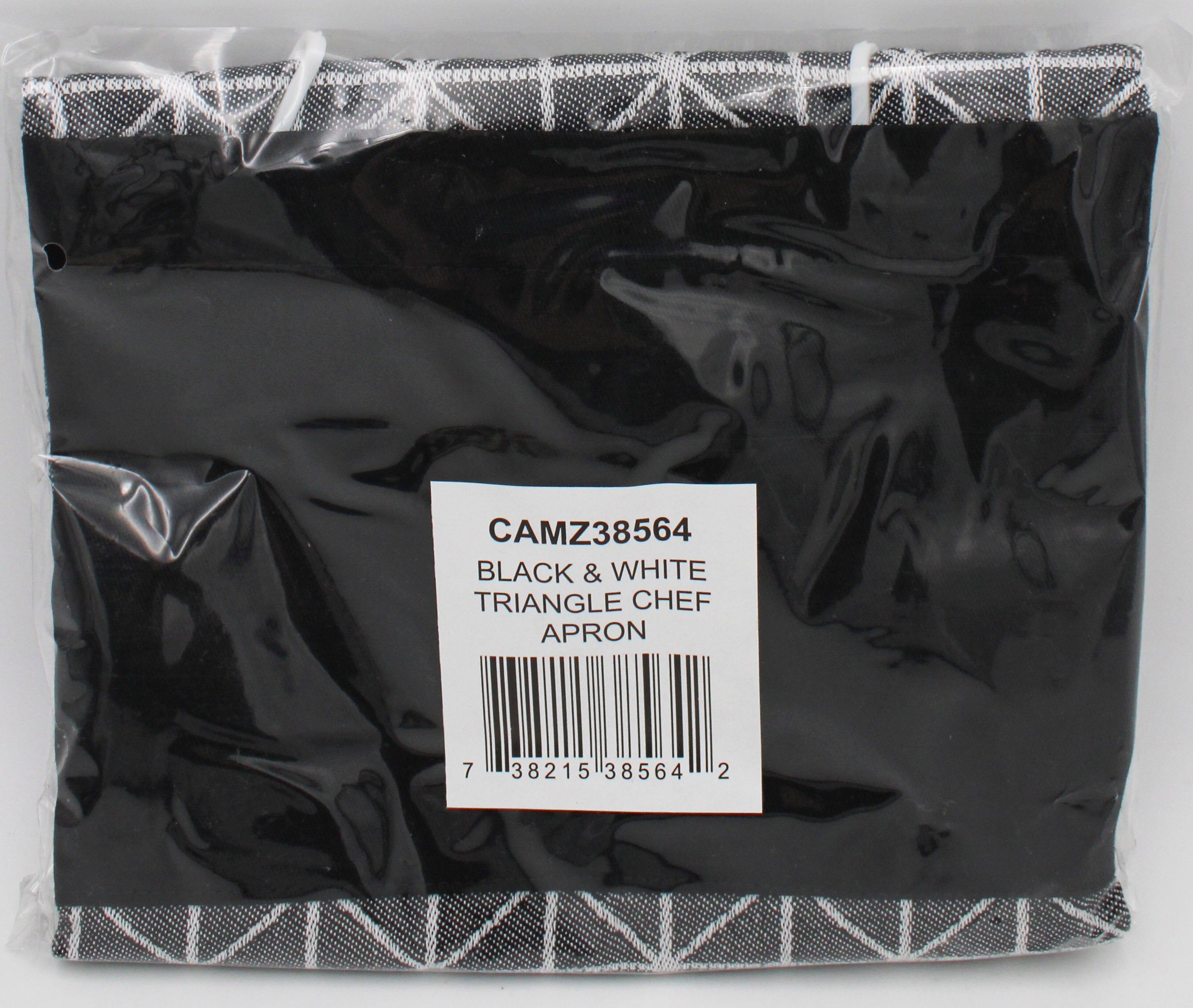 APRON - BLACK/WHITE TRIANGLE