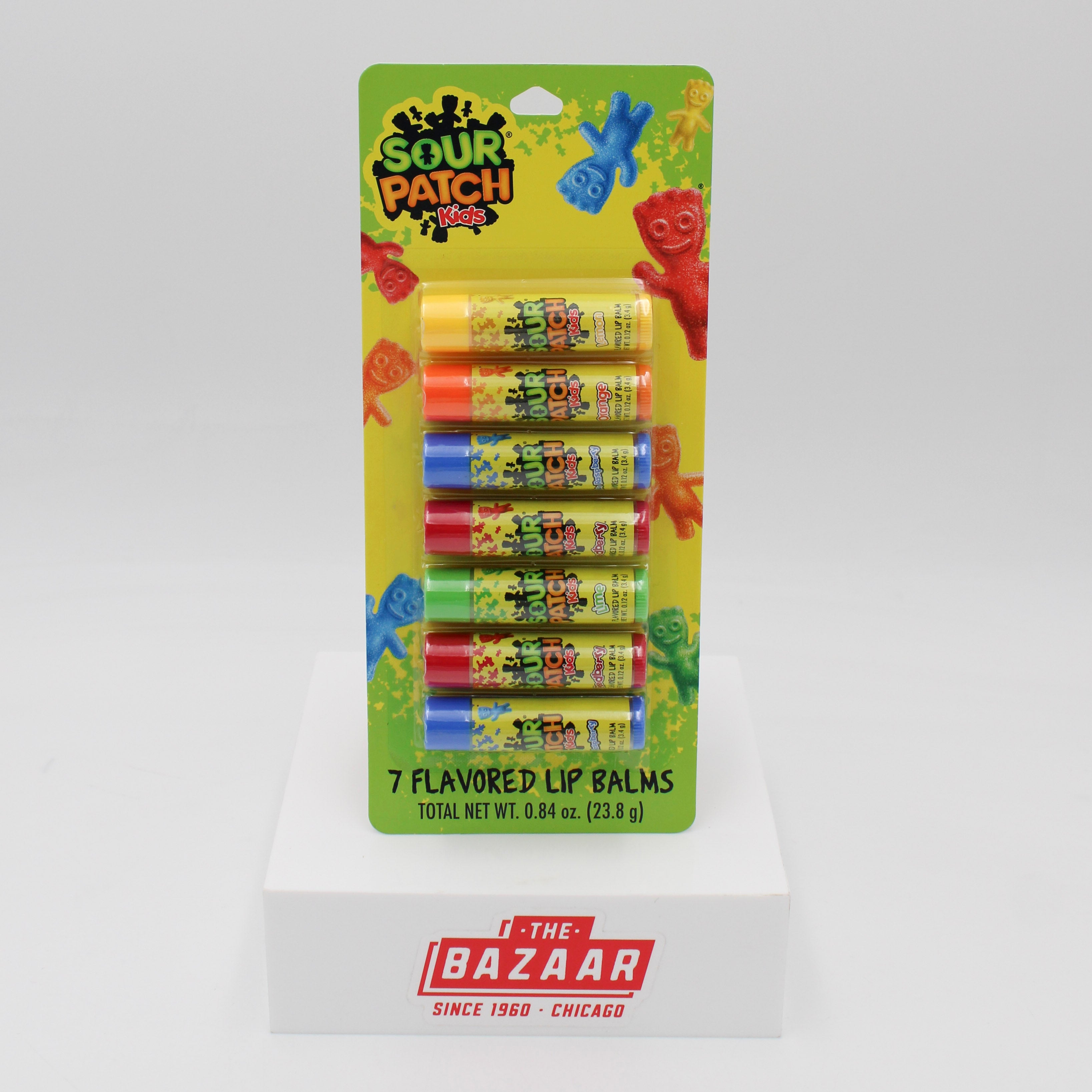 SOUR PATCH KIDS FLAVORED LIP BALM 7ct NI