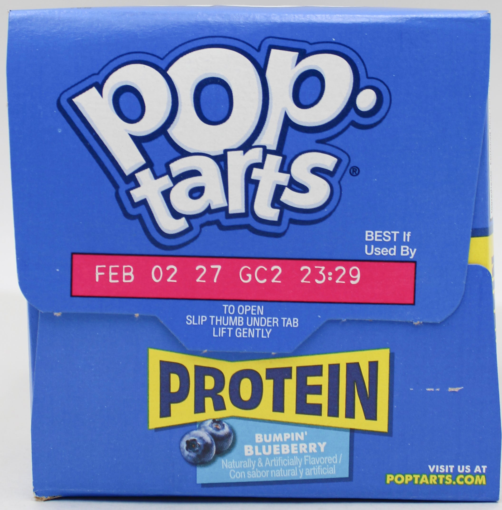 Pop-Tart Protein Frosted Blueberry 8ct 14.3oz (2-Pack)