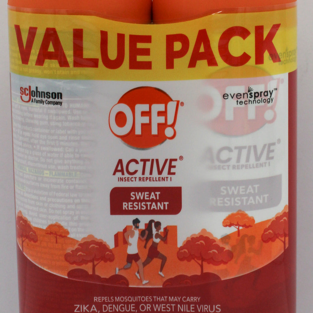 OFF ACTIVE AEROSOL TWIN PACK 6oz US