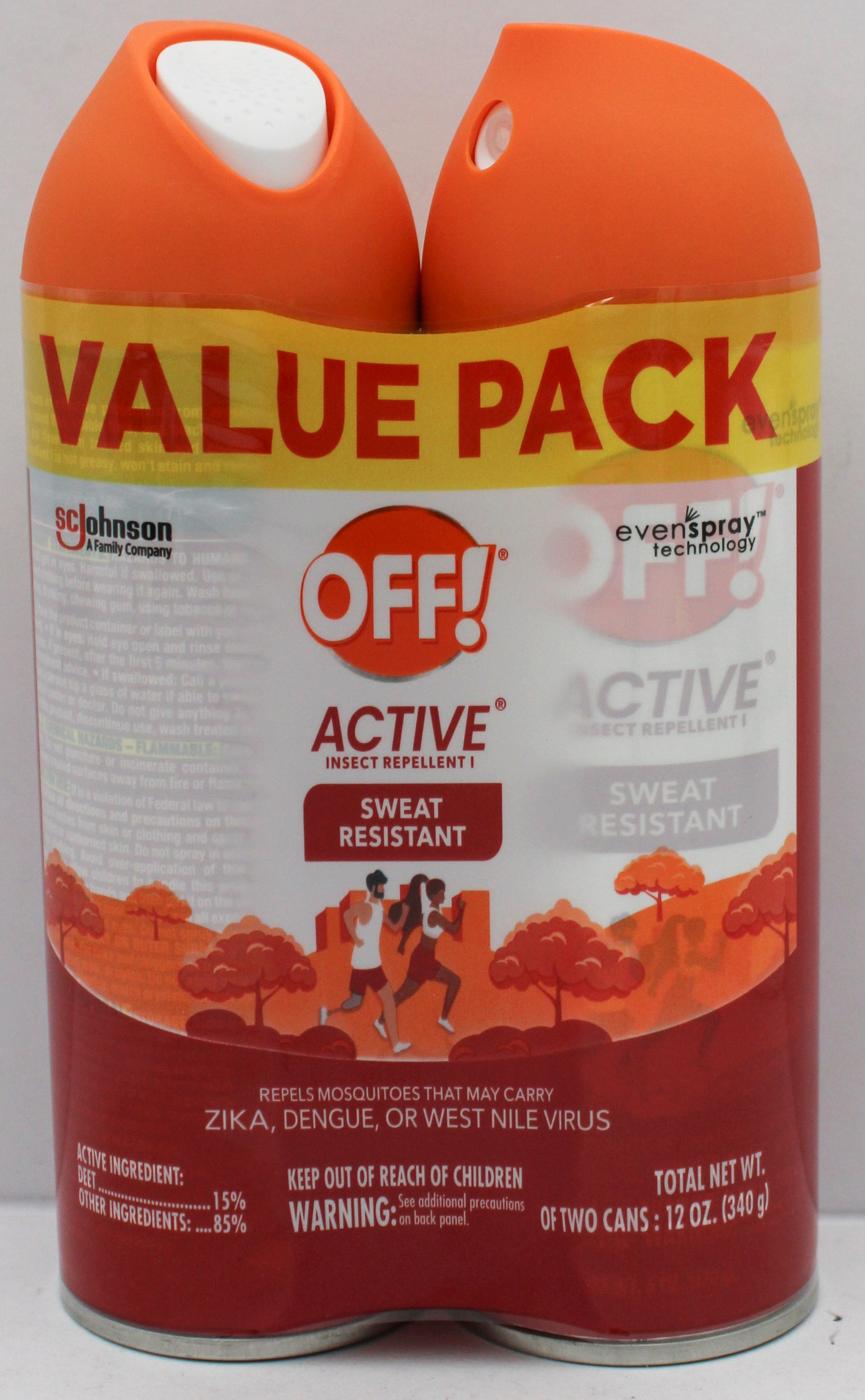 OFF ACTIVE AEROSOL TWIN PACK 6oz US
