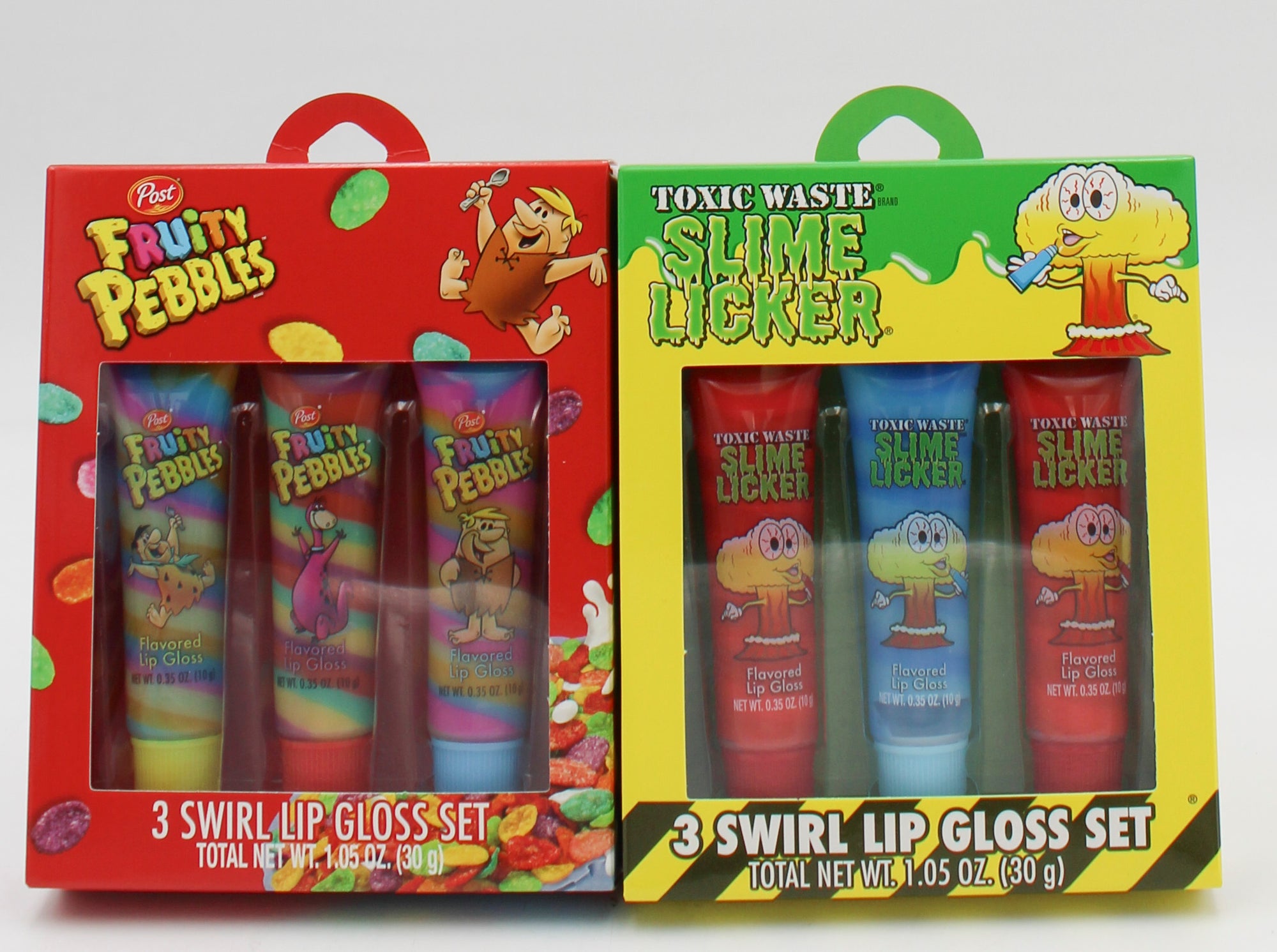 ASSORTED LICENSE LIP GLOSS SET 3ct NI