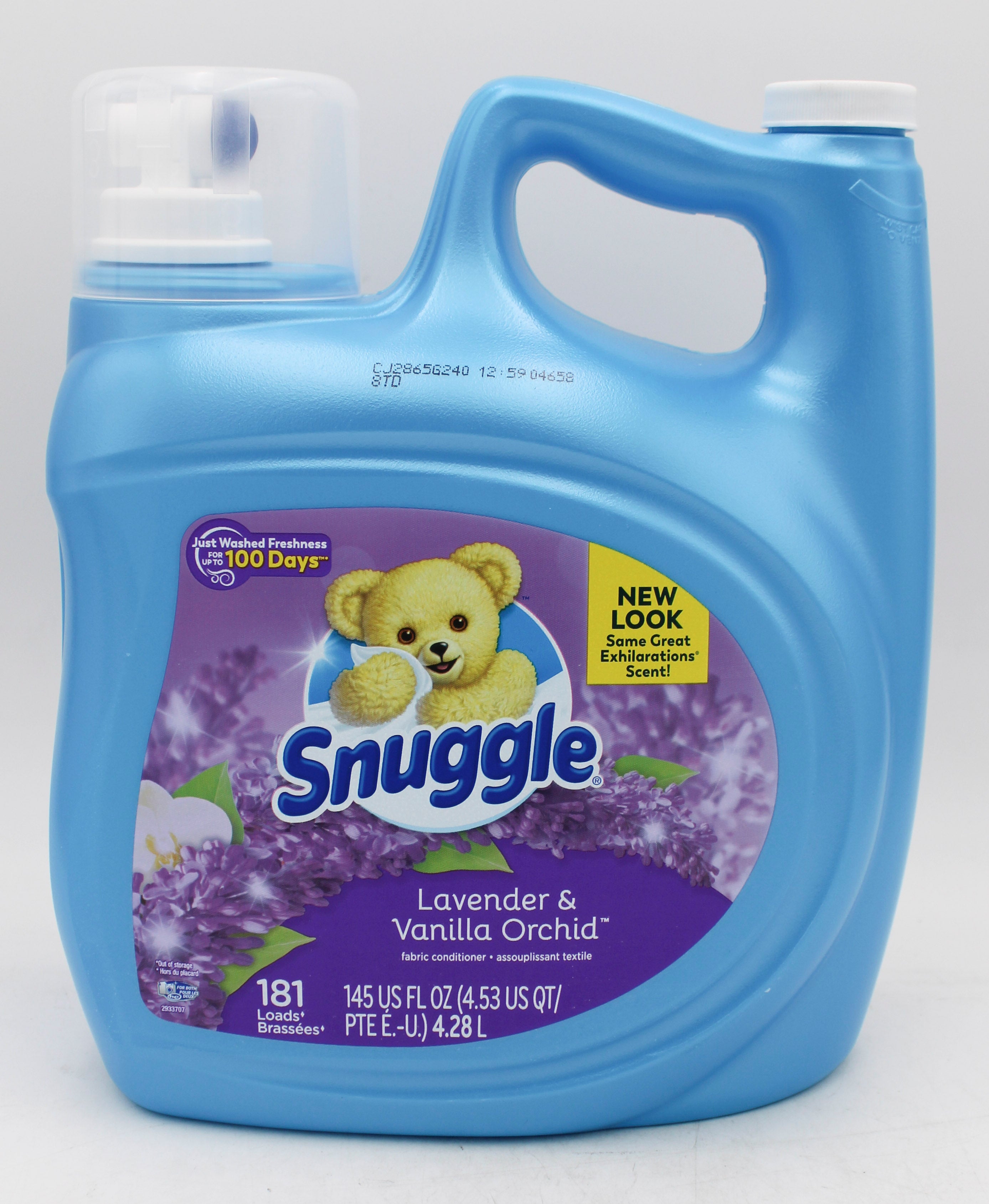 Snuggle Liquid Fabric Softener, Lavender & Vanilla Orchid, 145 oz, 181 Loads