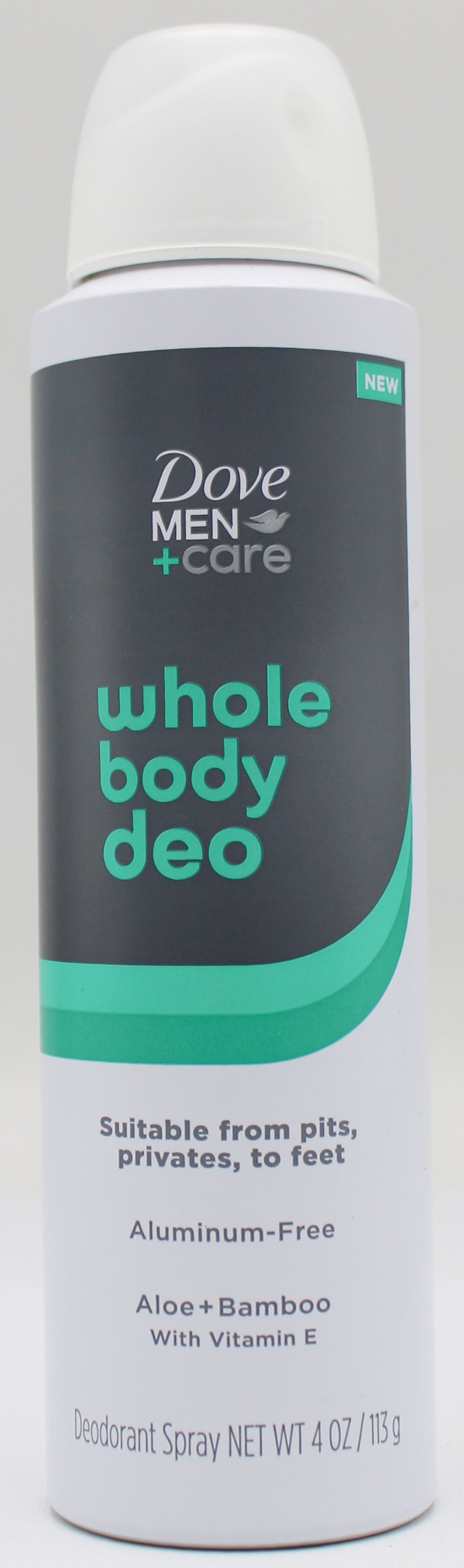 DOVE MEN + CARE WHOLE BODY DEODORANT SPRAY ALOE & BAMBOO 4oz