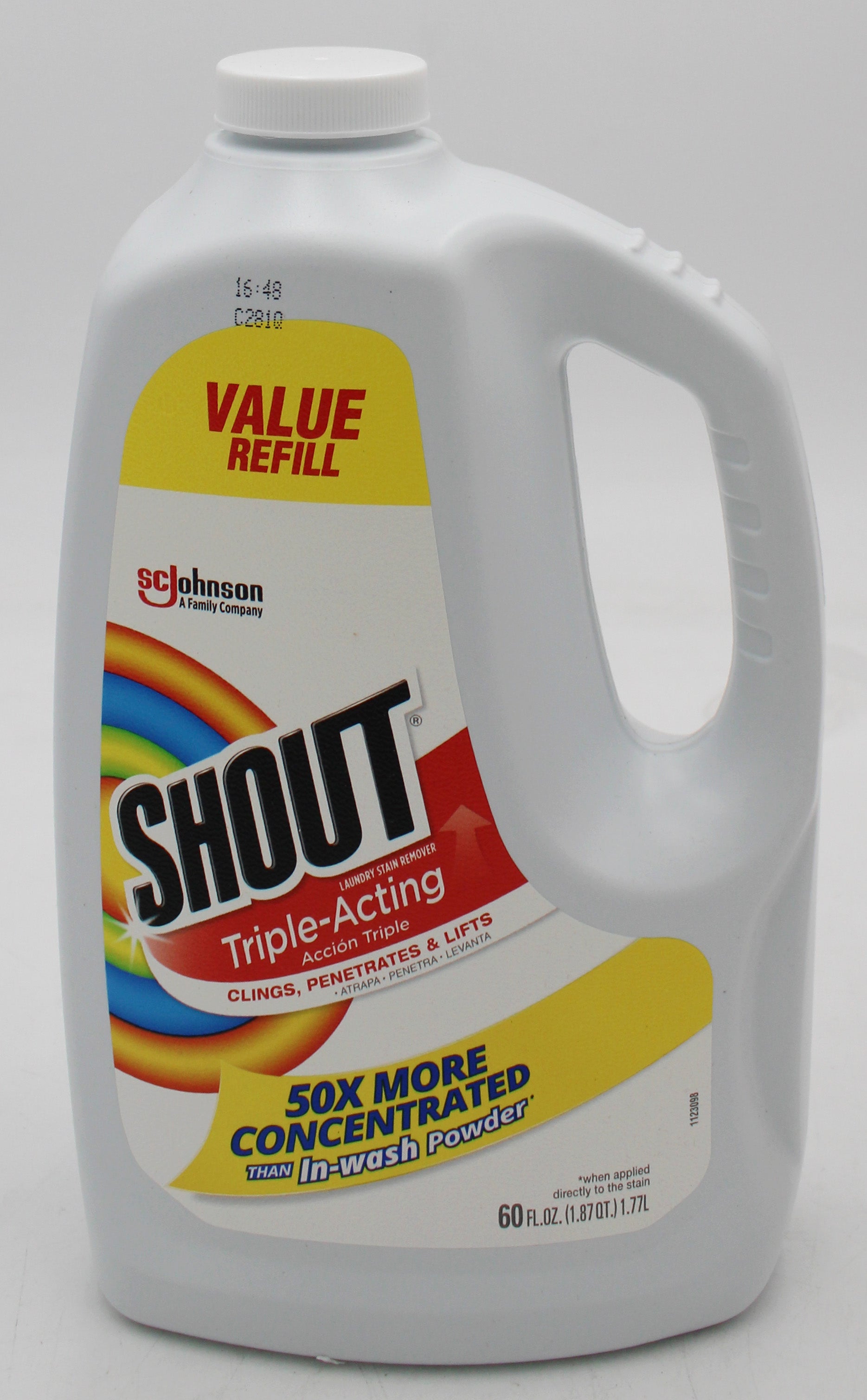 SP SHOUT STAIN REMOVER-REFILL 60oz