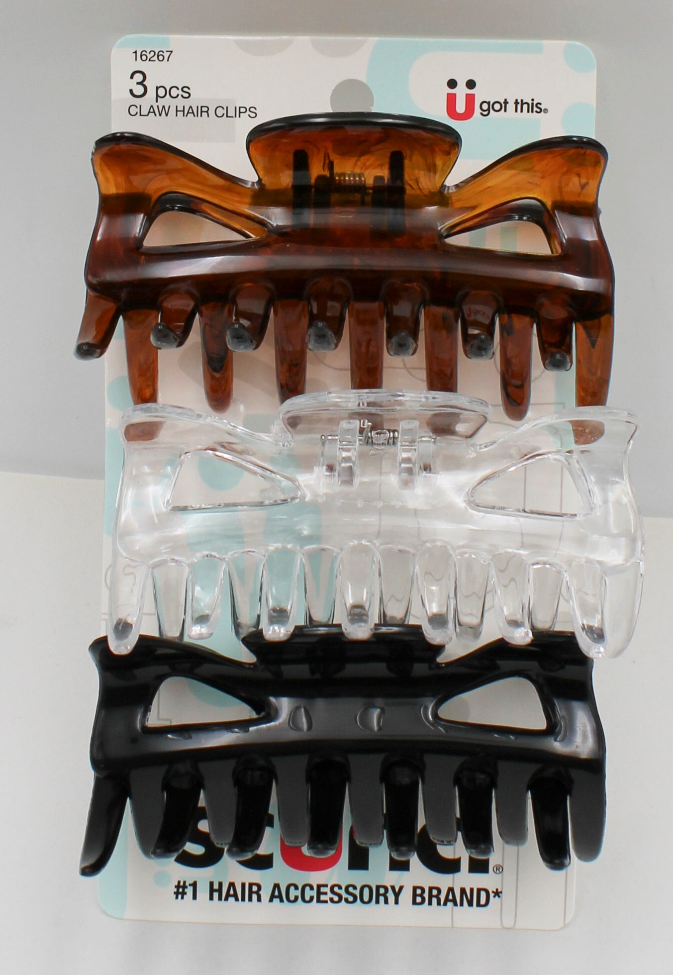 CONAIR JAW CLIPS 3ct NI