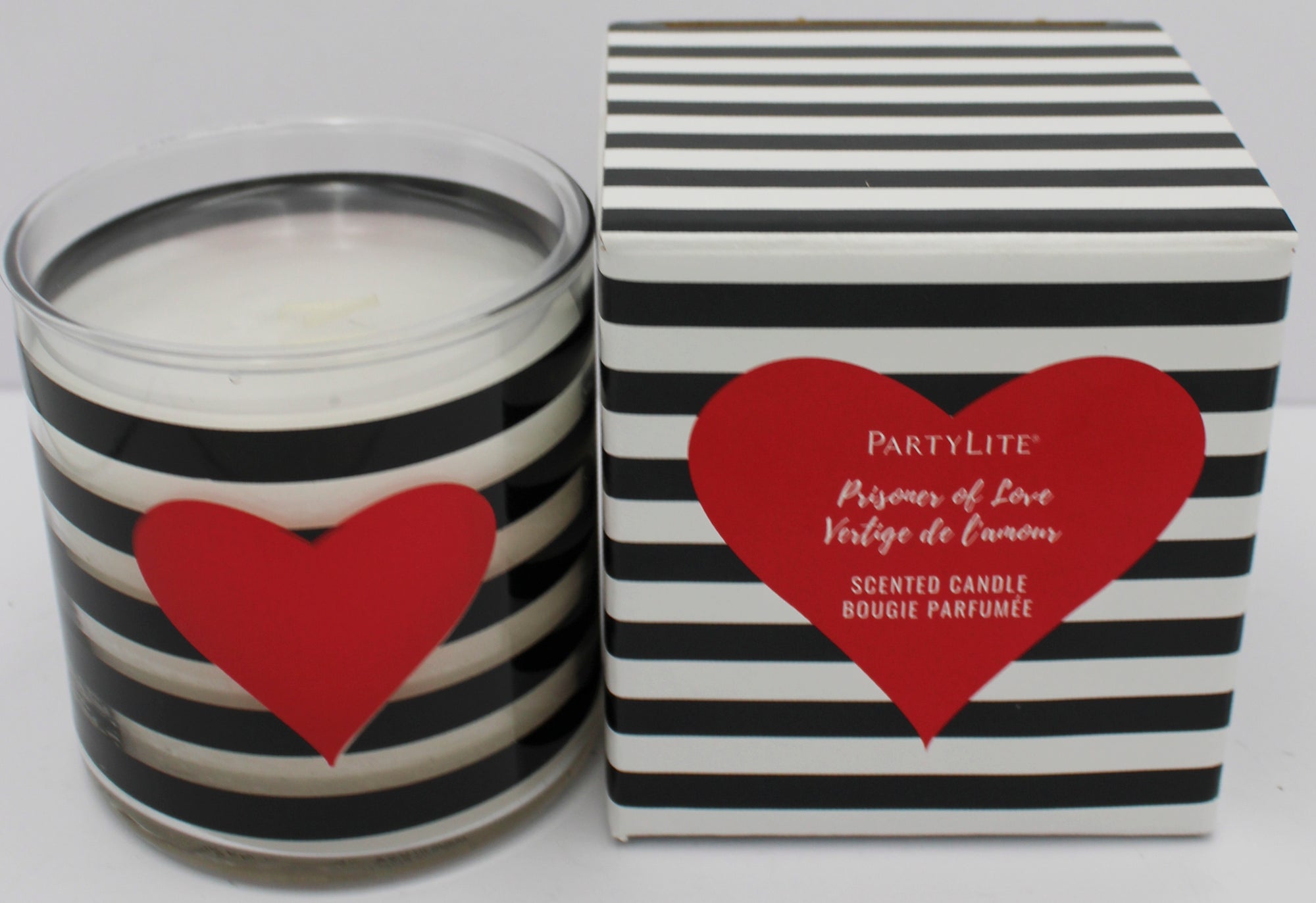 PARTYLITE GLO PRISONER OF LOVE SCENTED JAR CANDLE 15.5oz