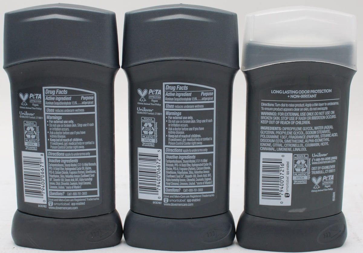 DOVE MEN + CARE IS/DS MIXED 2.7oz/3oz PDQ