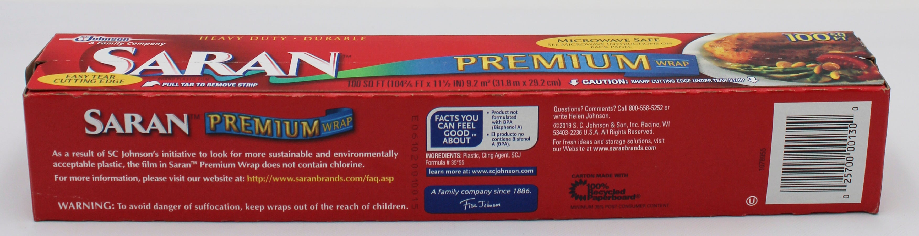 SP ZIPLOC SARAN PREMIUM WRAP 100sq ft HEAVY DUTY