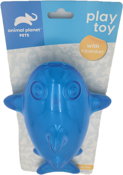 ANIMAL PLANET WHALE DOG TOY W/ SQUEAKER