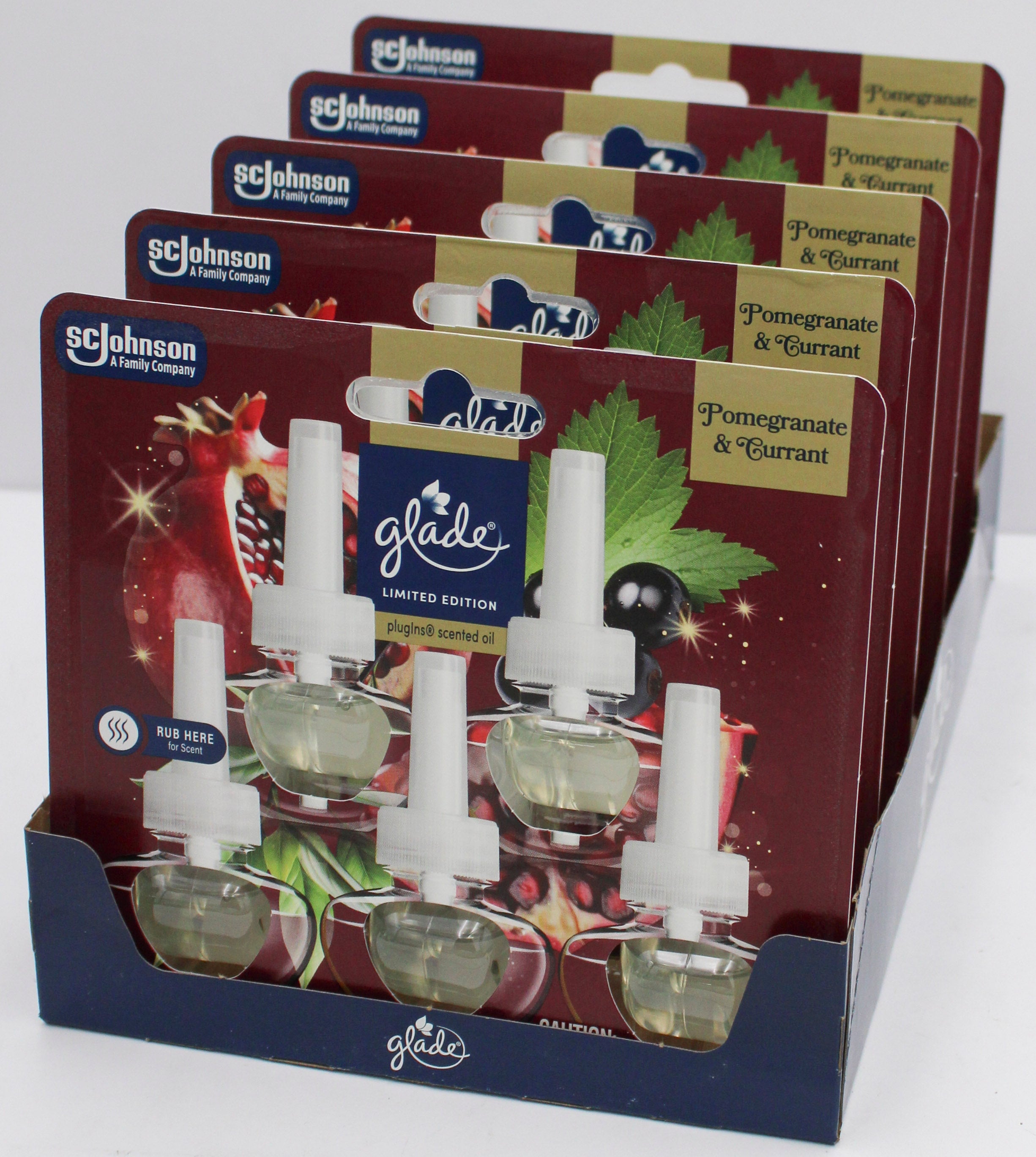 GLADE PLUGINS SCENTED OIL POMEGRANATE & CURRANT 5ct 0.67floz US
