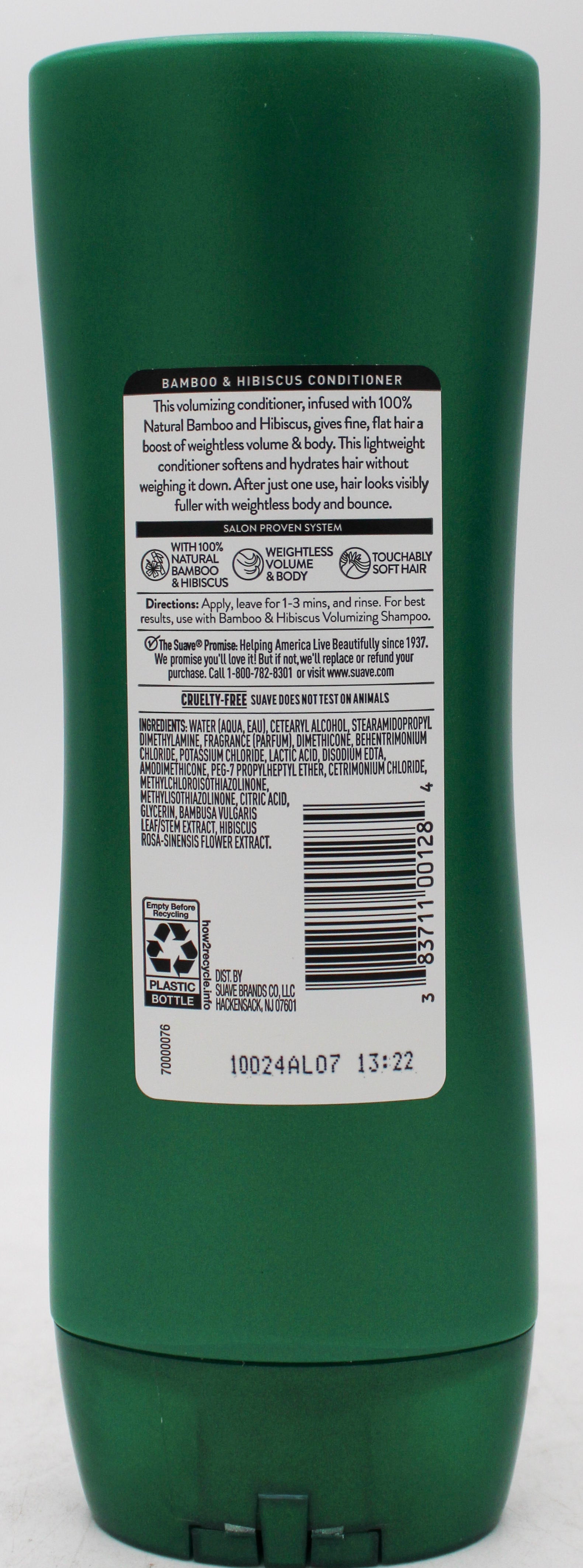 SUAVE CONDITIONER BAMBOO & HIBISCUS 12.6oz 10/2/2026