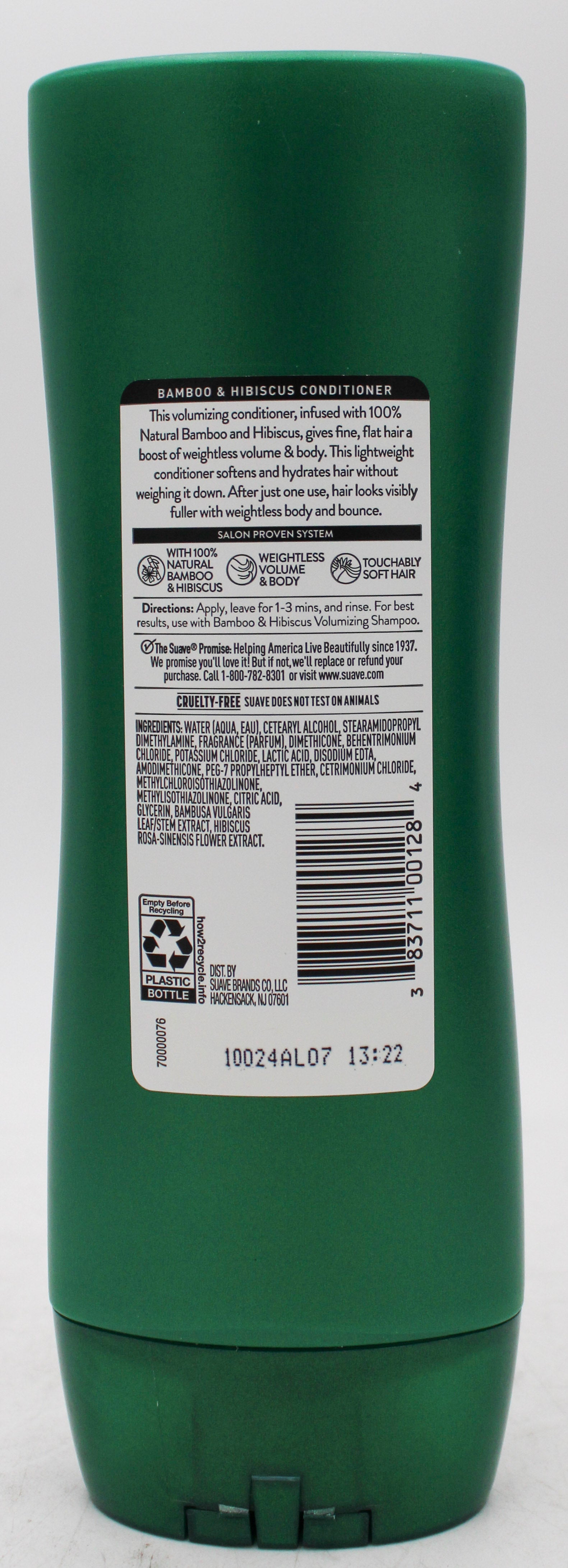 SUAVE CONDITIONER BAMBOO & HIBISCUS 12.6oz 10/2/2026