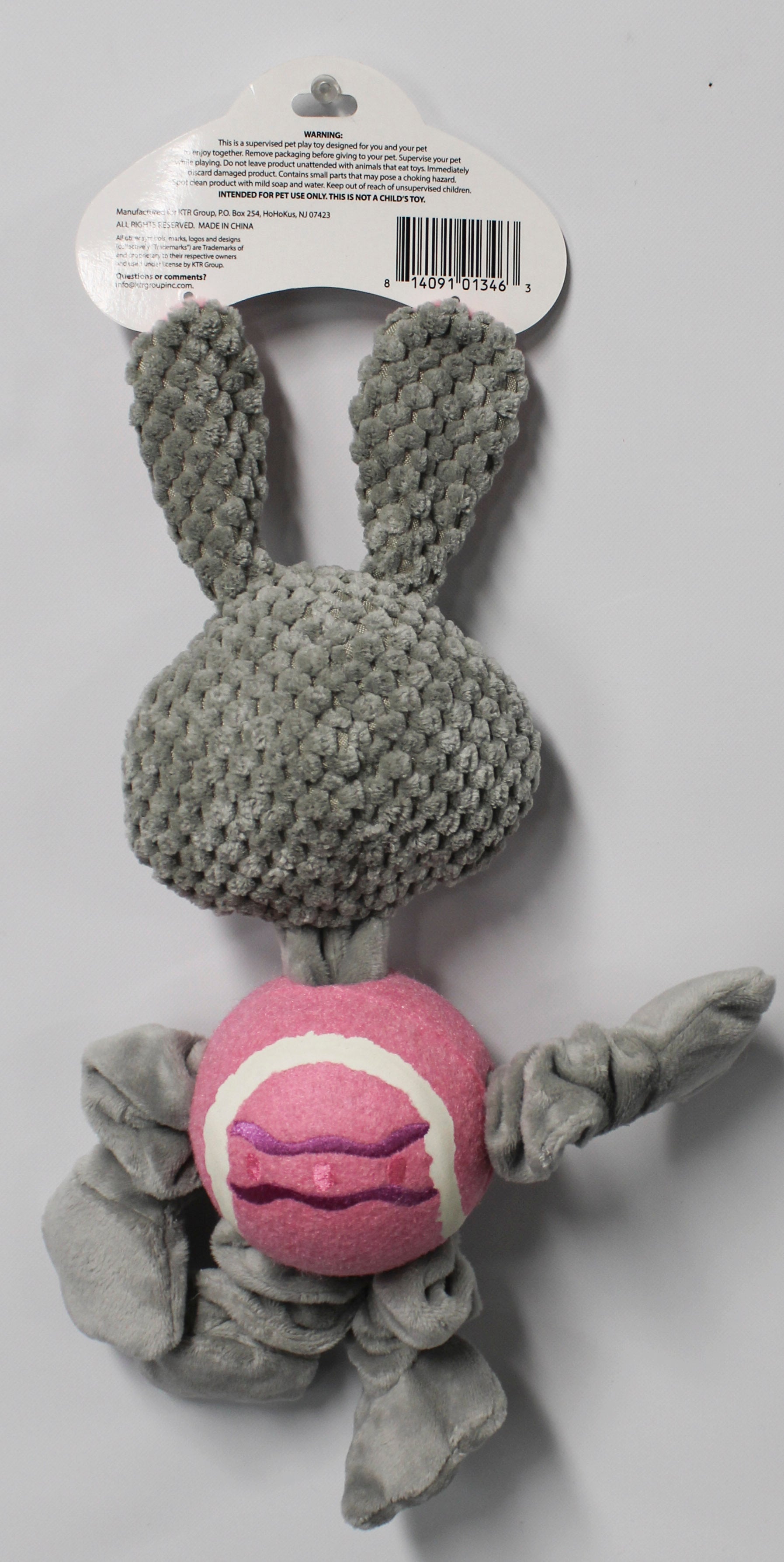 Bungee Ballz Rabbit Dog Toy 10.25" Bulk Pack