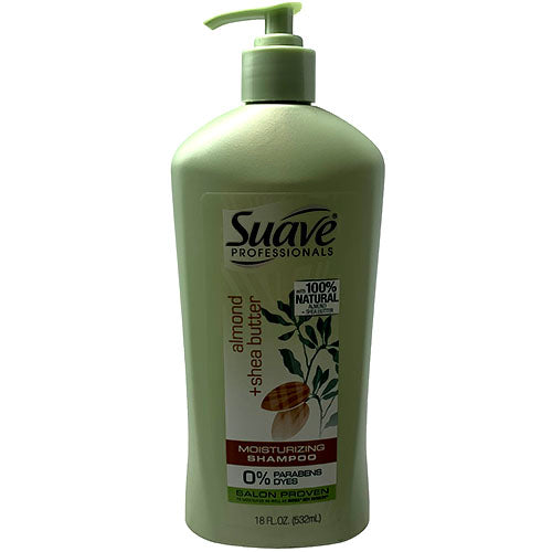 SUAVE SHAMPOO 18oz-ALMOND+SHEA