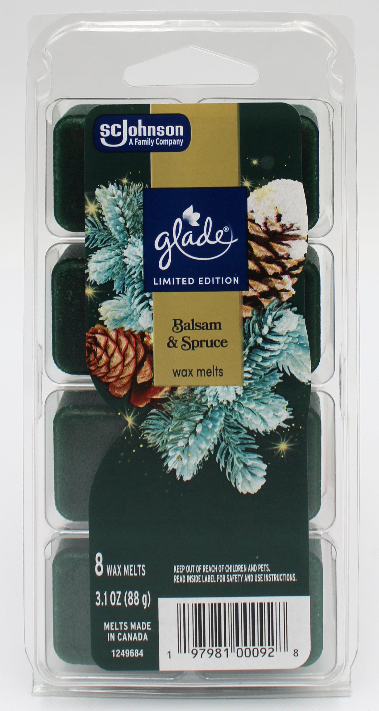 GLADE WAX MELTS BALSAM & SPRUCE 3.1oz US