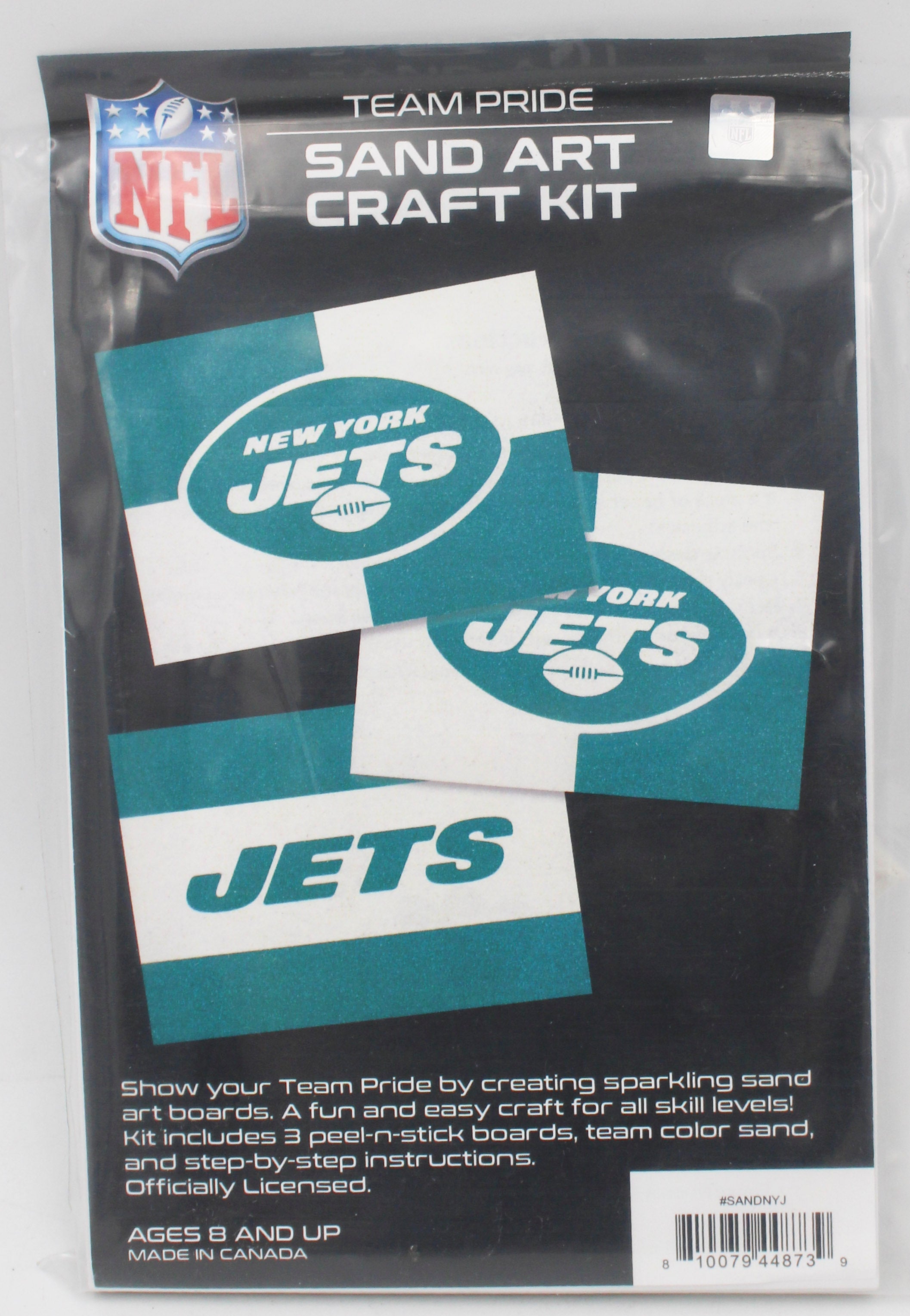 NEW YORK JETS SAND ART CRAFT KIT
