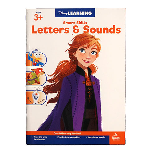 DISNEY LEARNING LETTERS&SOUNDS AGES 3+ 64 PAGES  PRE PRICE $4.99