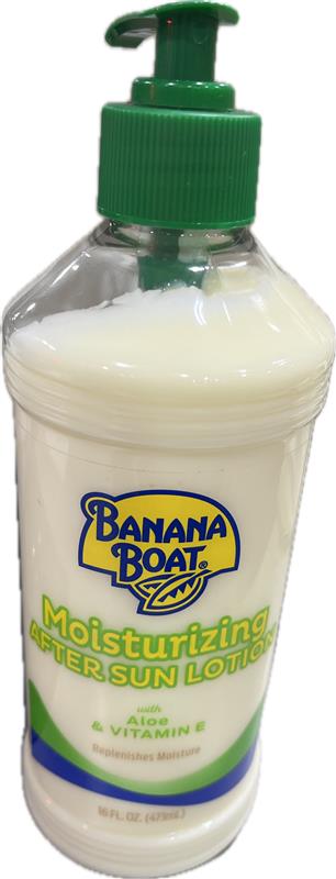 SP BANANA BOAT MOISTURIZING AFTER SUN LOTION W/ALOE & VITAMIN E 16oz NI