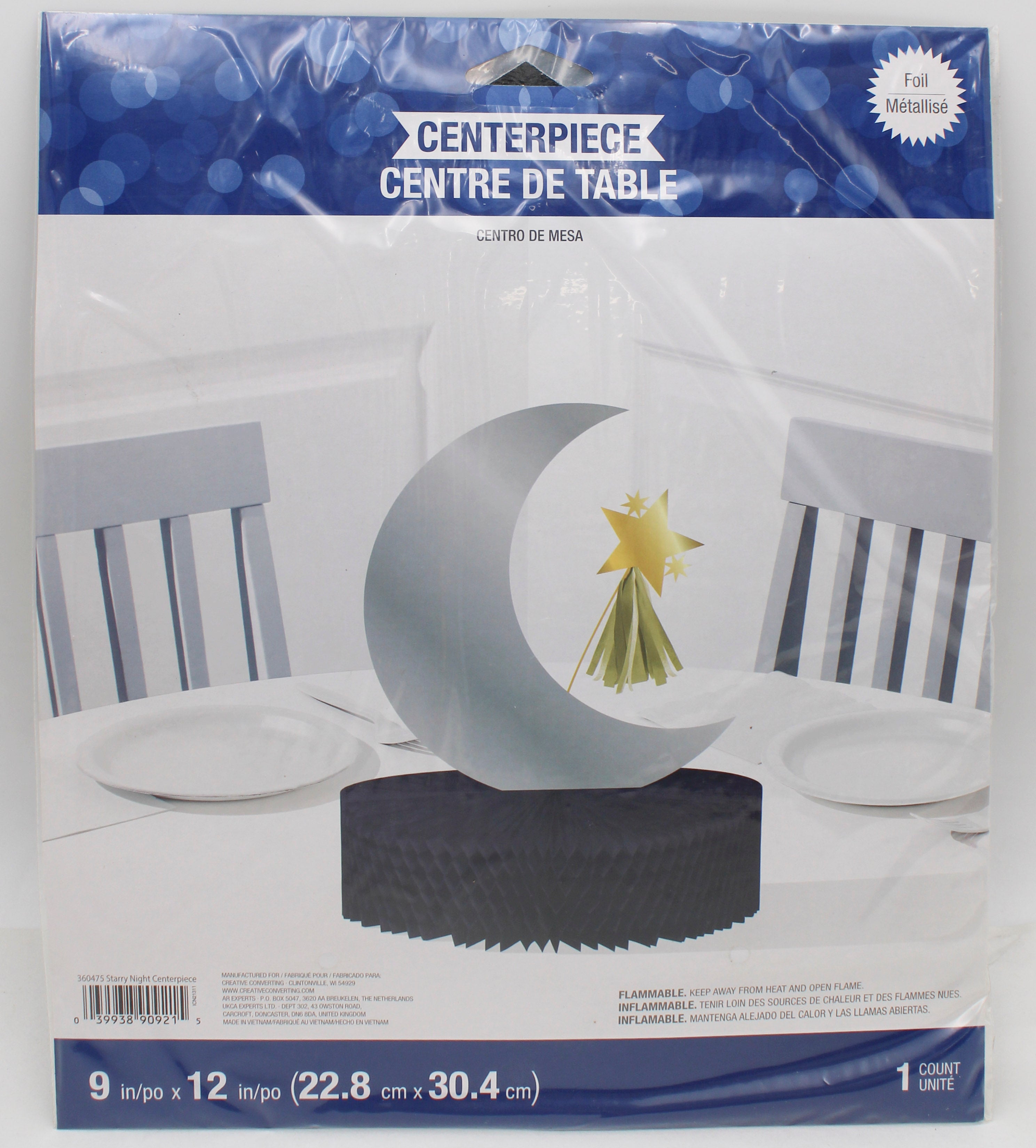 CENTERPIECE 1CT STARRY NIGHT FOIL