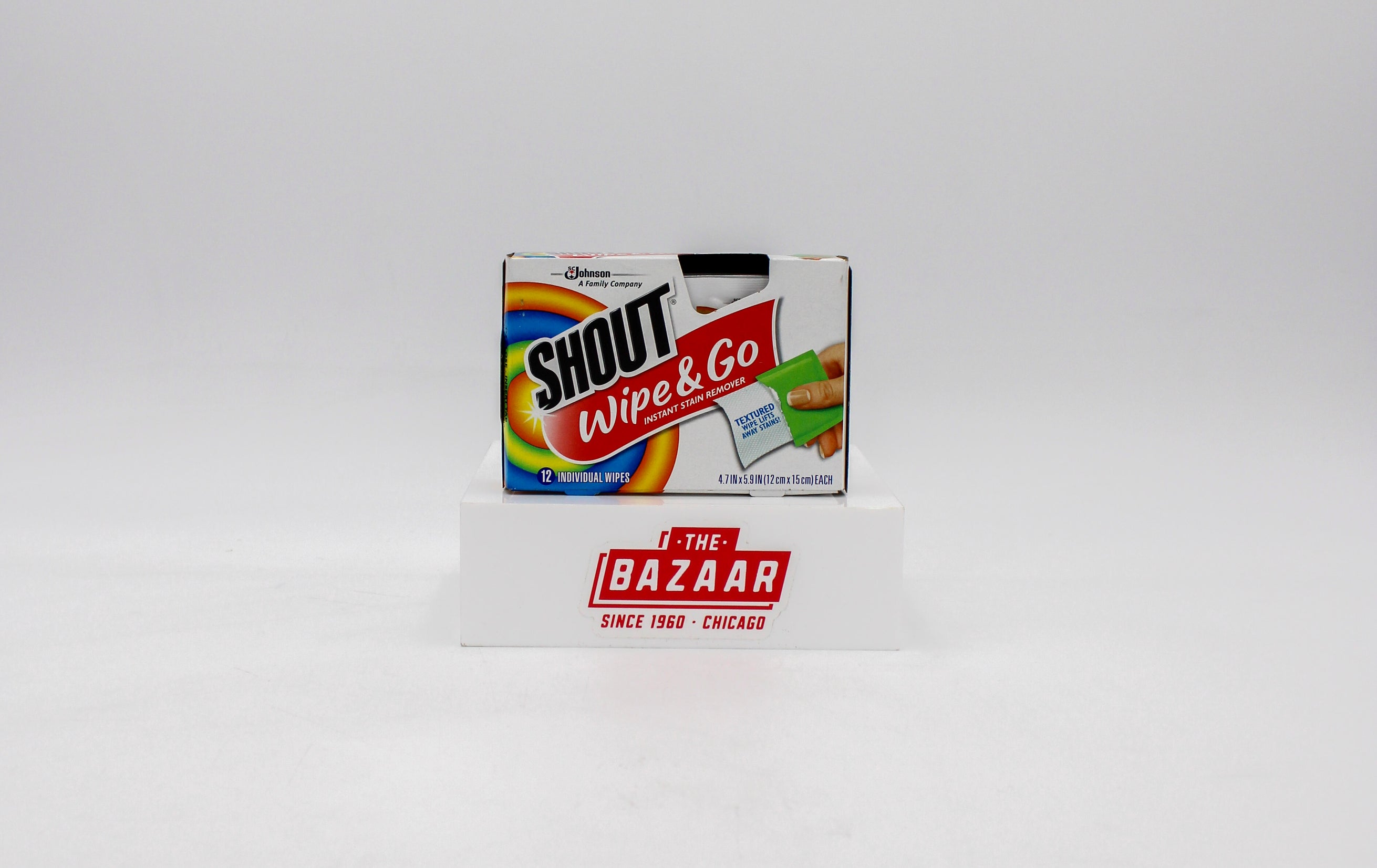 SP SHOUT WIPE A7 GO INSTANT STAIN REMOVER 12CT