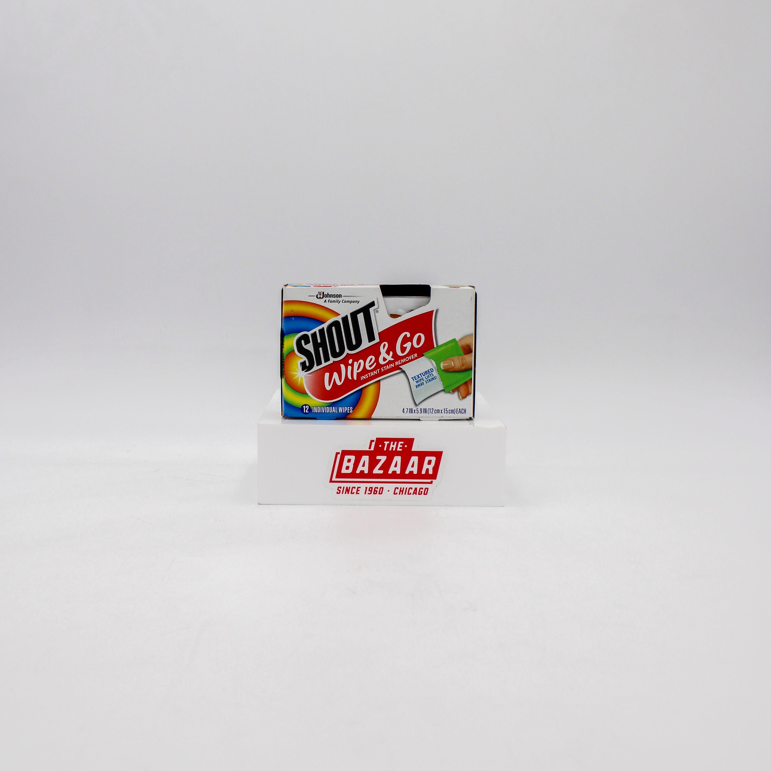 SP SHOUT WIPE A7 GO INSTANT STAIN REMOVER 12CT