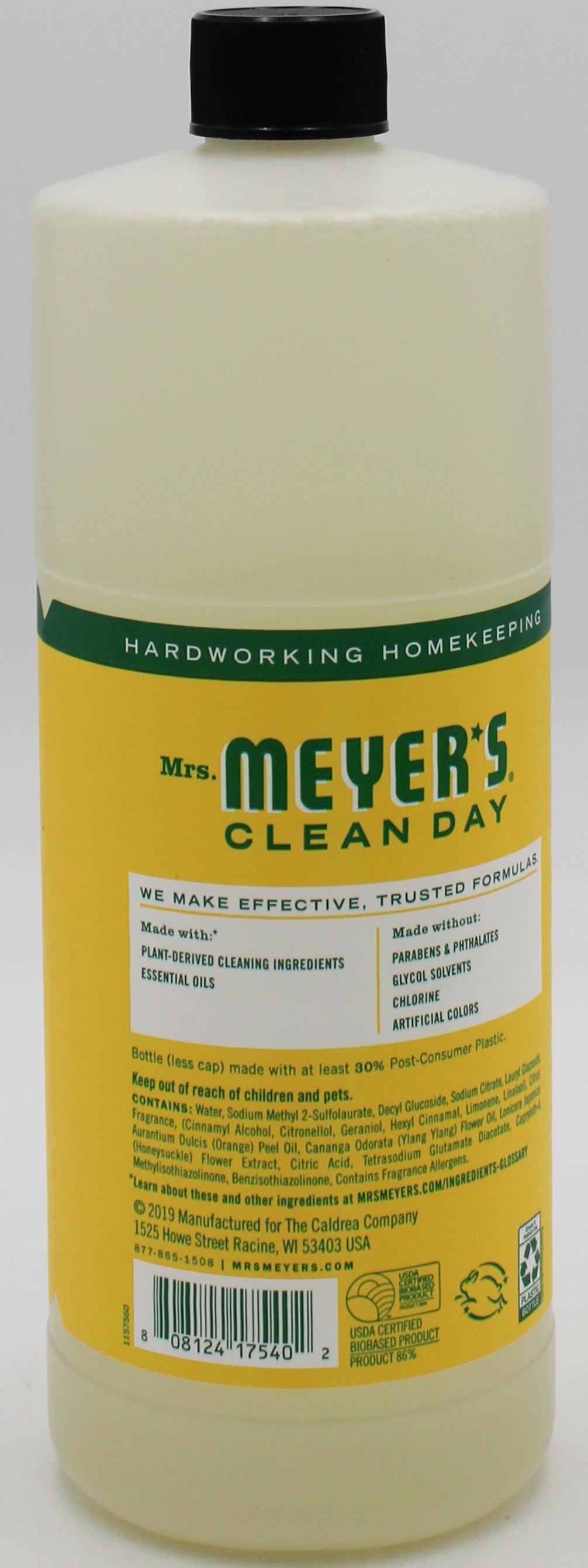 Mrs. Meyer's Multi-Surface Cleaner Concentrate 32oz Honeysuckle
