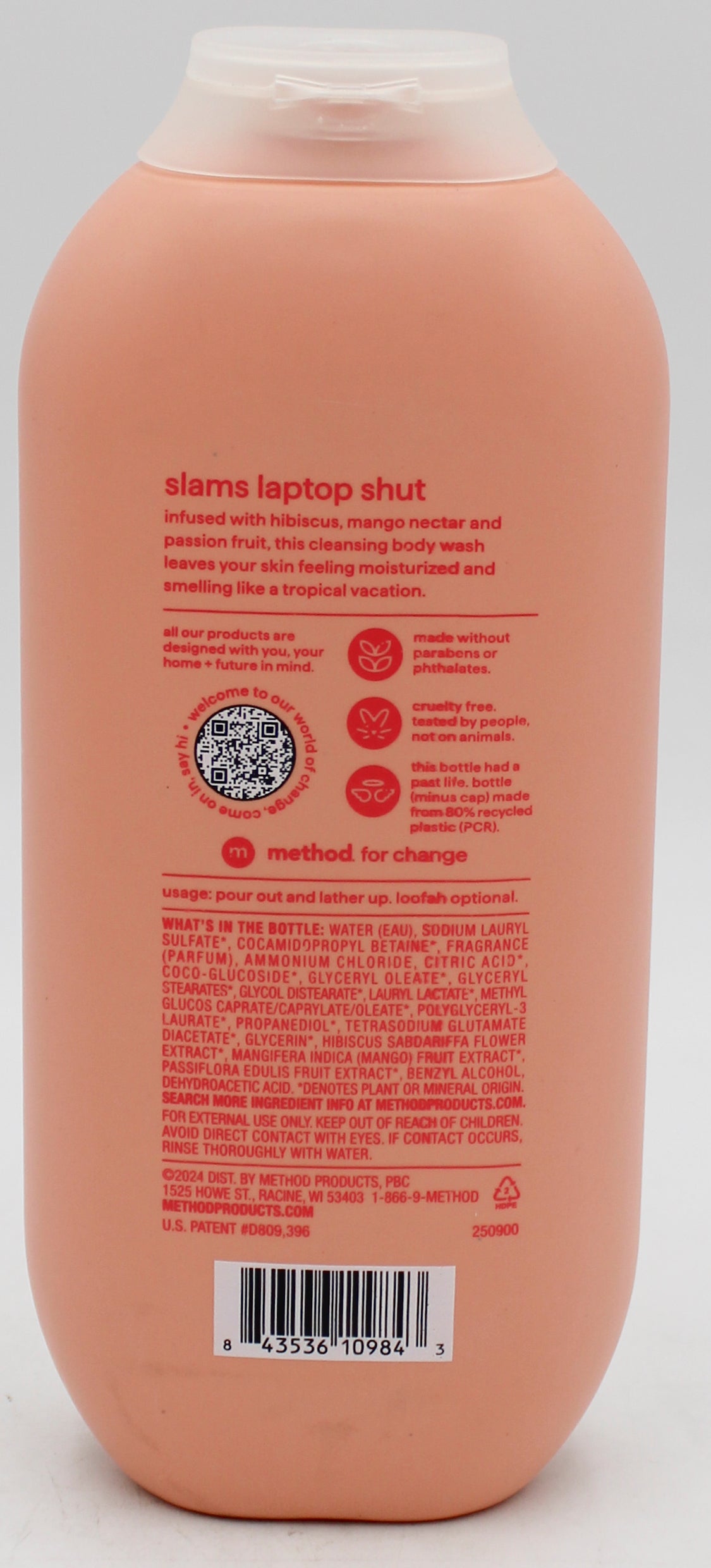 SP METHOD BODY WASH  18oz ISLAND MIST