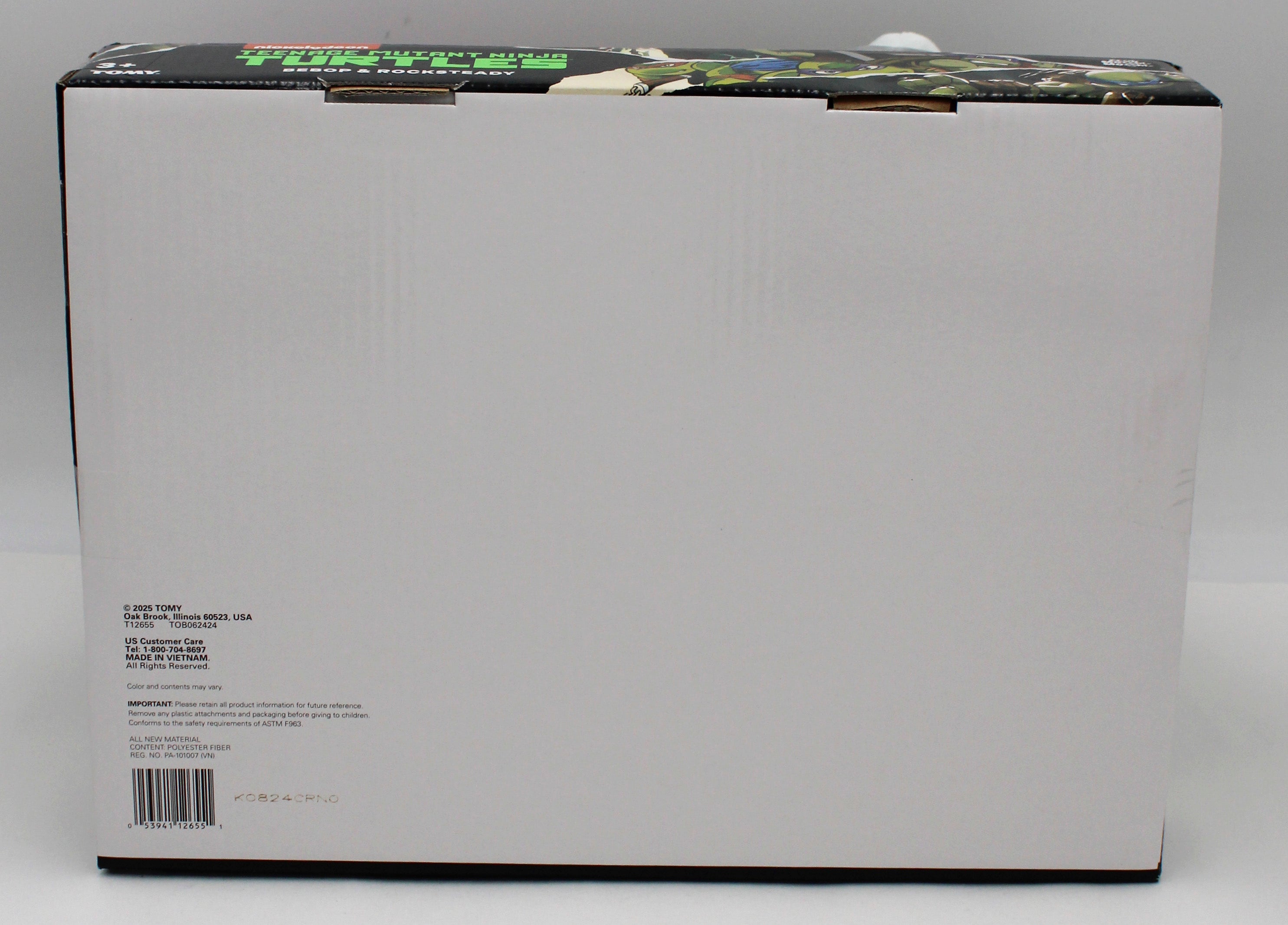 TMNT BEBOP AND ROCKSTEADY 12.25" 2pc PLUSH HEAD SET