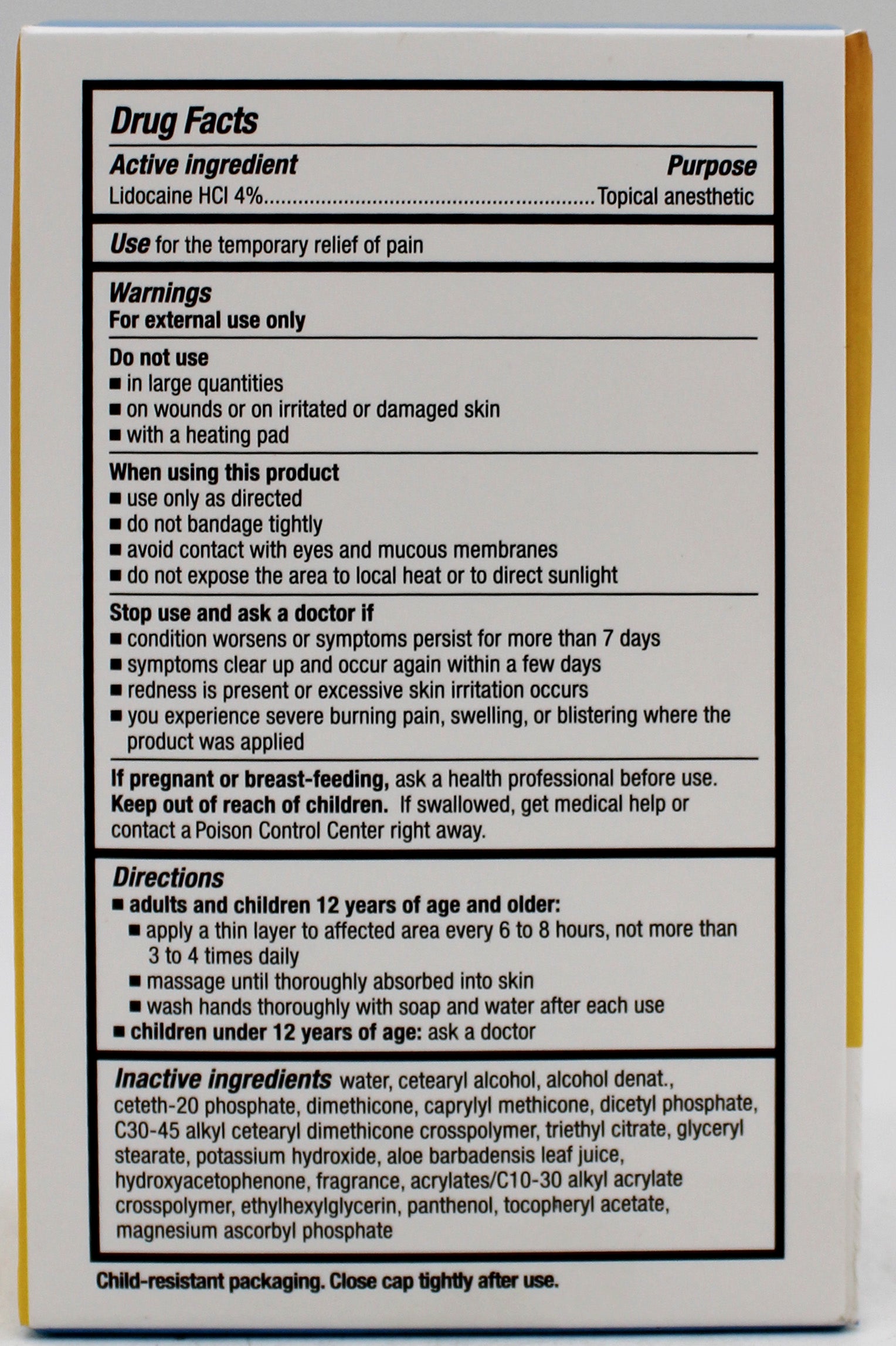 ASPERCREME LIDOCAINE ROSEMARY 1.75OZ EXP 8/31/2026 NI