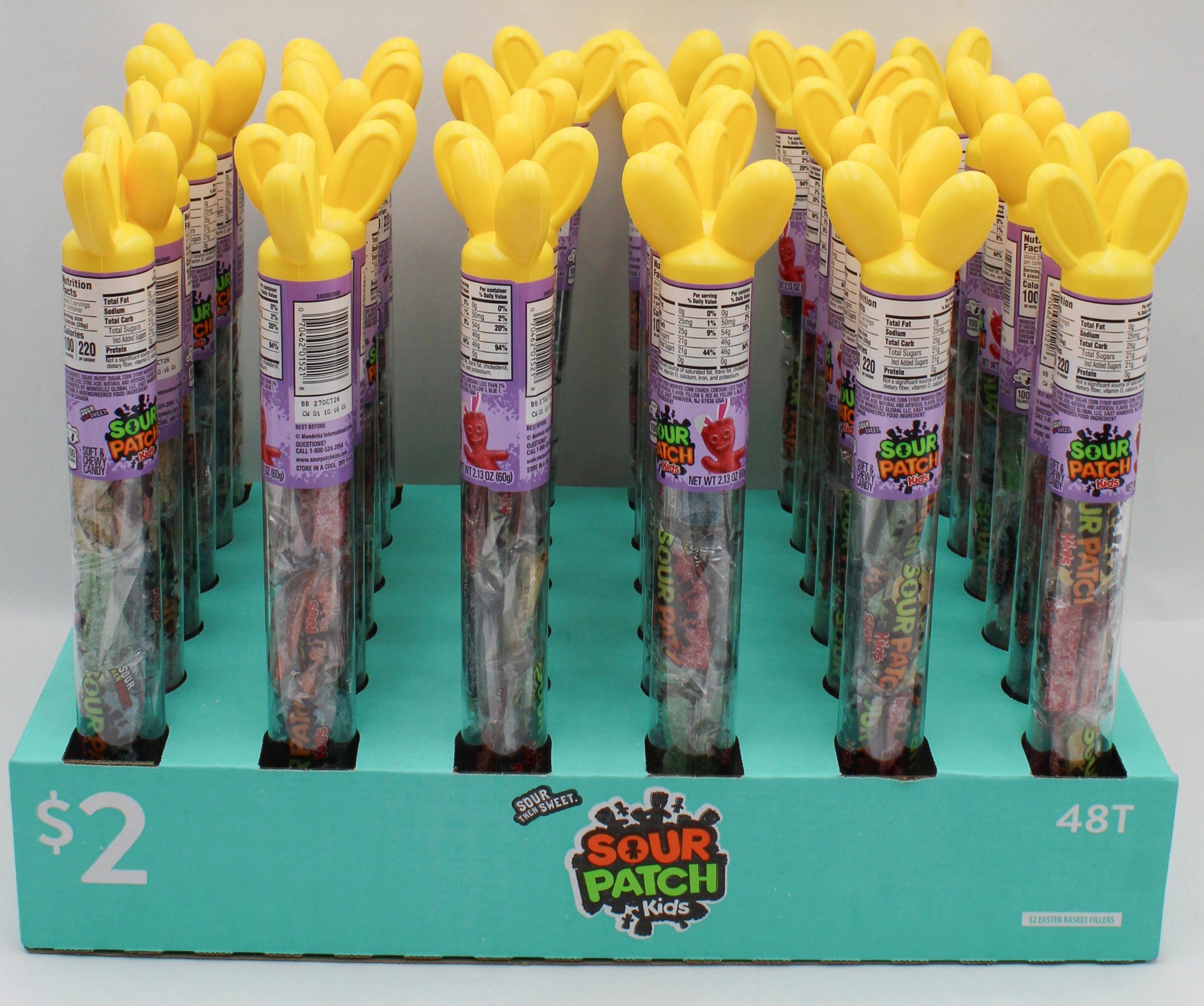 SOUR PATCH KIDS FILLED TUBE 2.13 Oz BB 10/27/26
