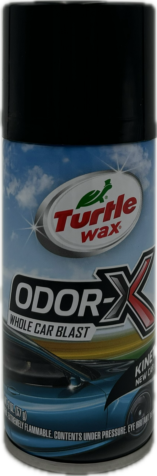 TURTLE WAX ODOR-X WHOLE CAR BLAST 2oz KINETIC NEW CAR SCENT NO-UPC