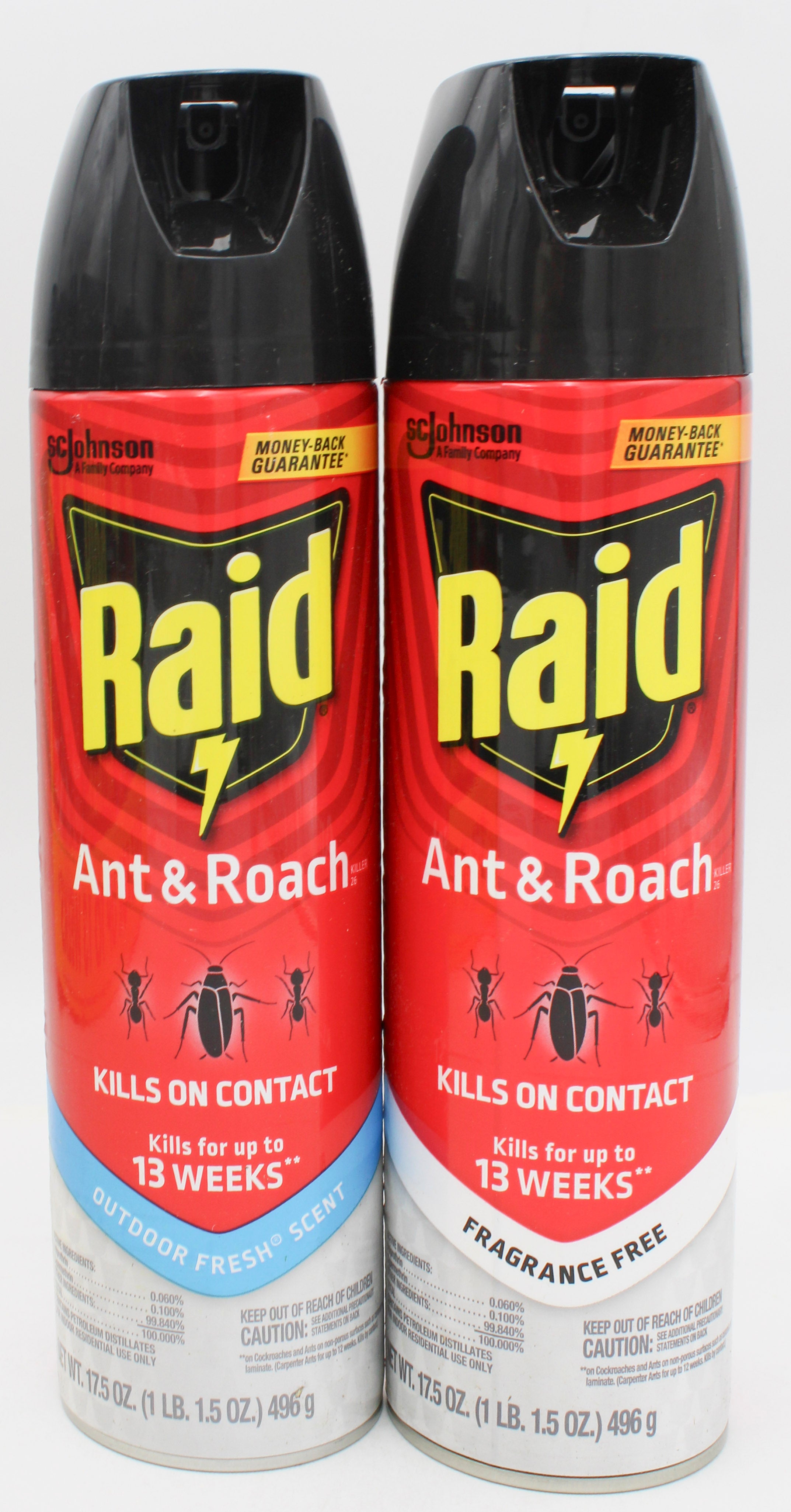 RAID ANT + ROACH AEROSOL 17.5oz PDQ