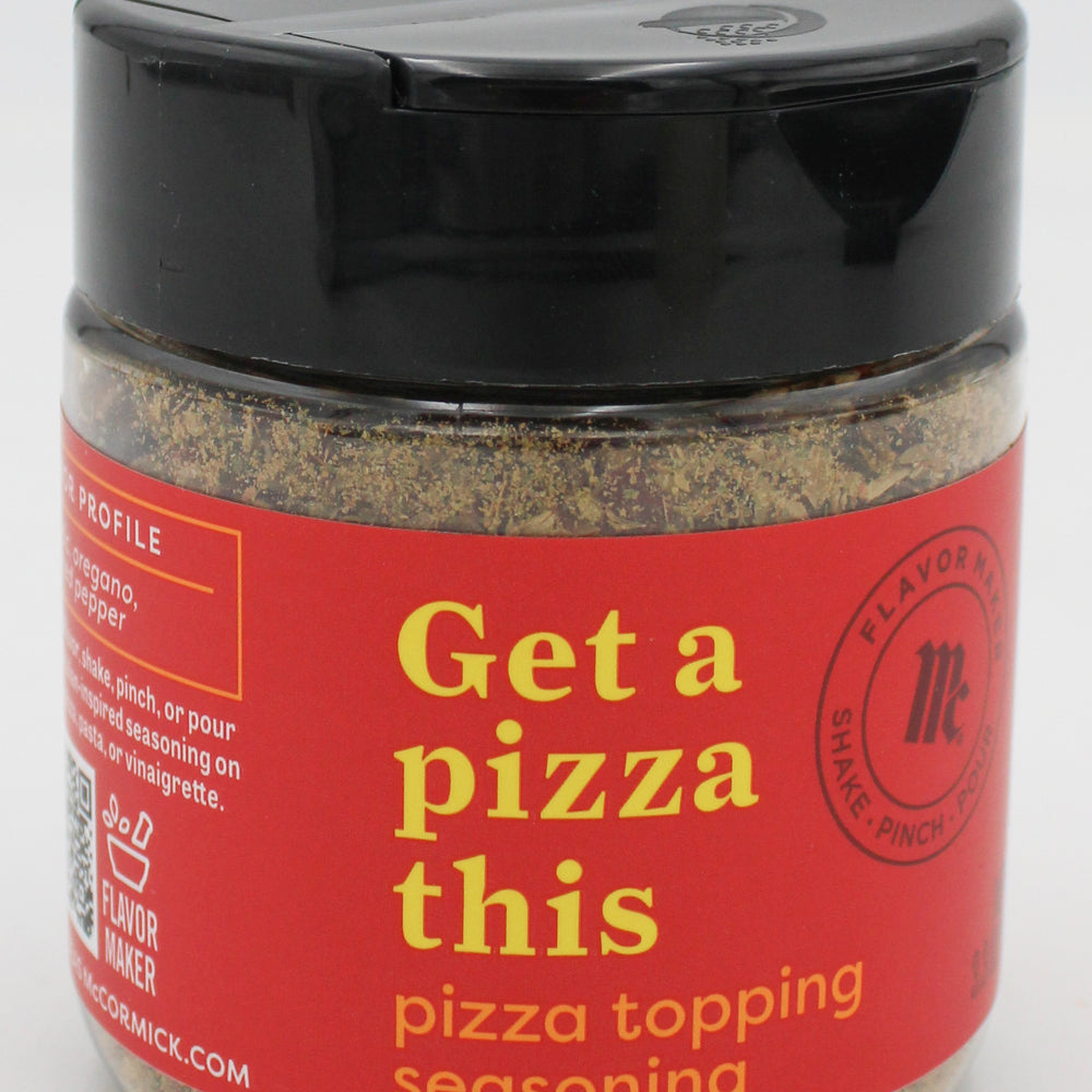 MCCORMICK  SPICY PIZZA MAKER SEASONINGS 3.3 Oz. BB 8/30/26
