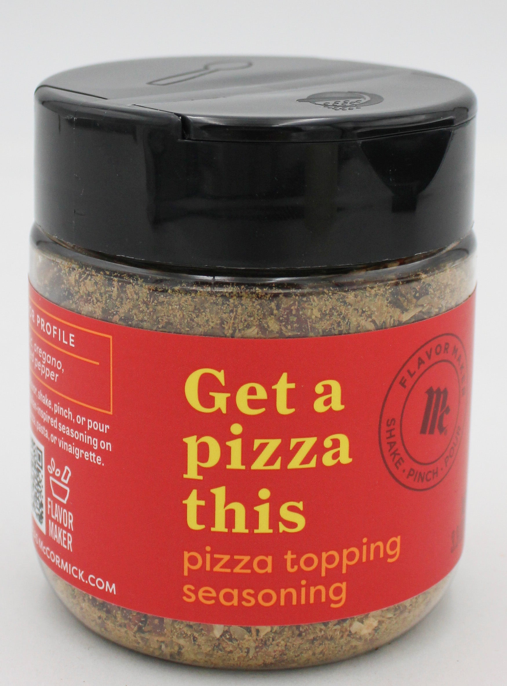 MCCORMICK  SPICY PIZZA MAKER SEASONINGS 3.3 Oz. BB 8/30/26