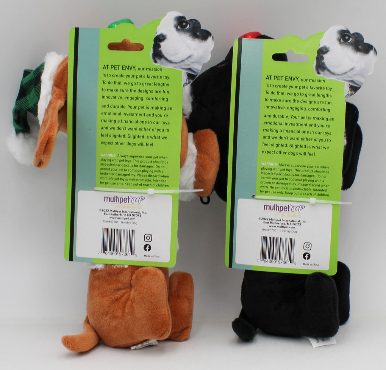 MULTIPET PET ENVY HOLIDAY DOG TOY