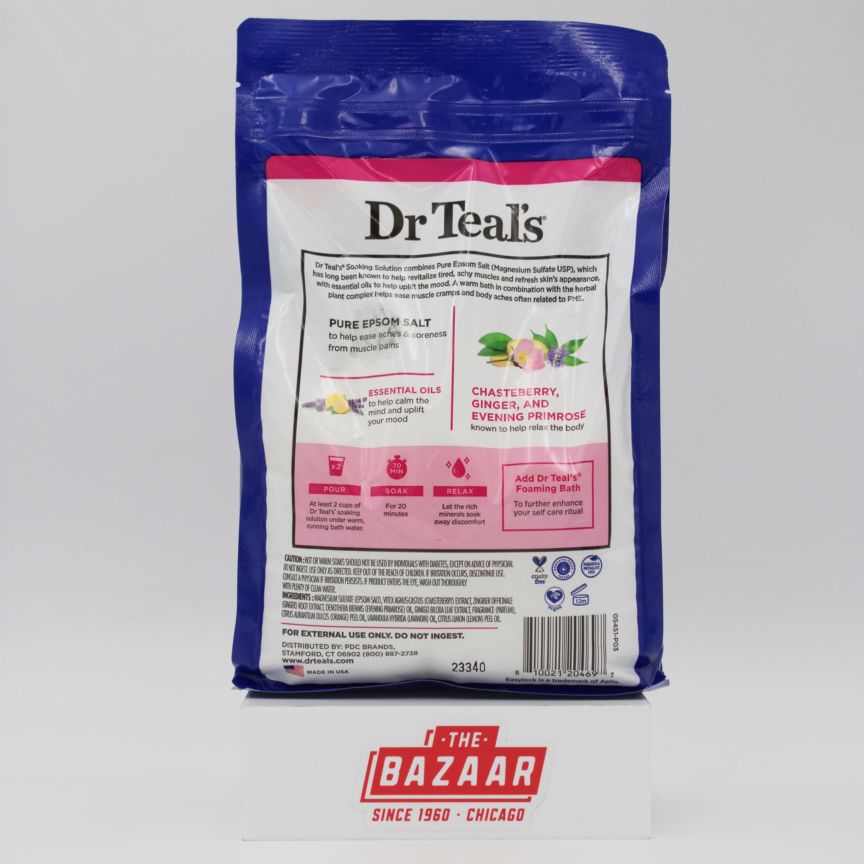 SP DR TEAL'S PURE EPSOM SALT HERBAL PLANT COMPLEX 3LBS NI