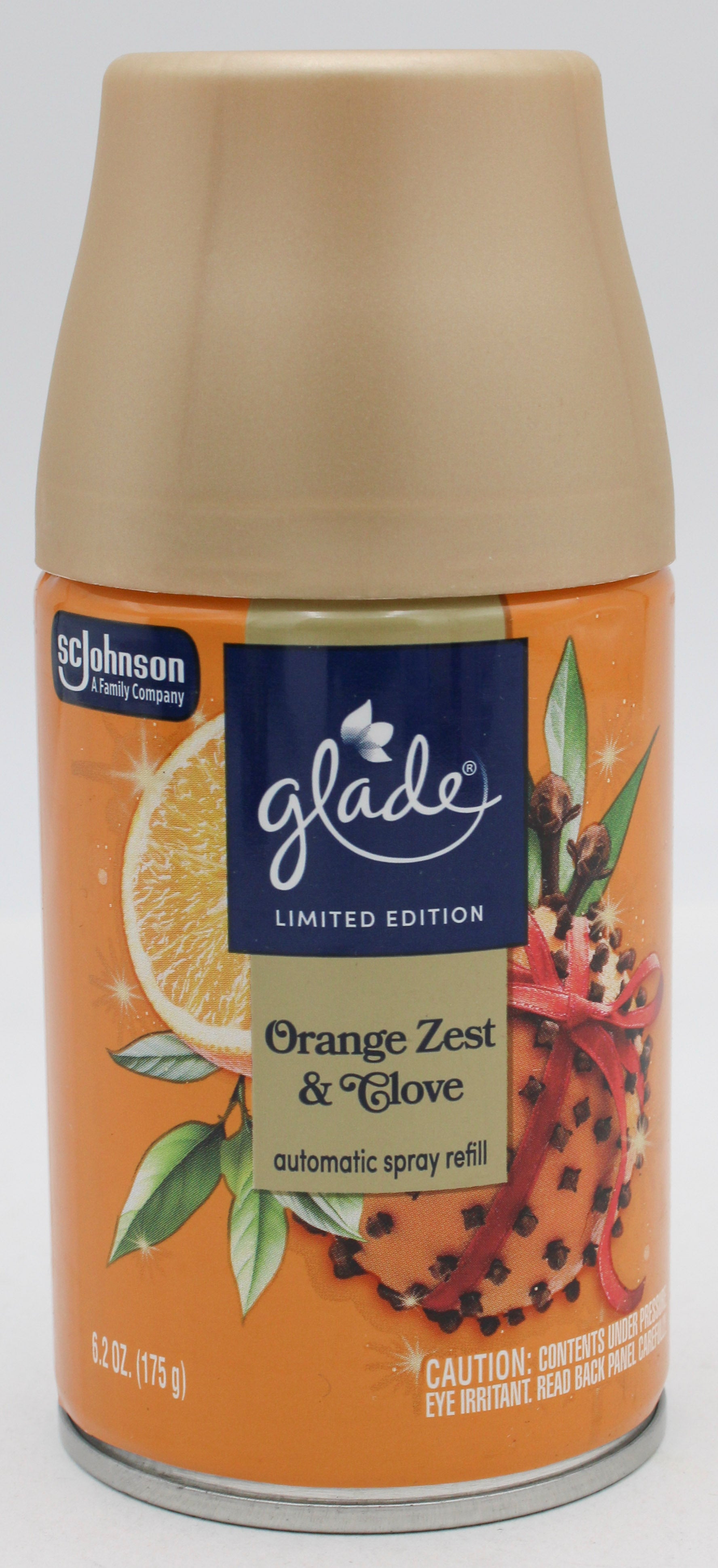 GLADE AUTOMATIC SPRAY REFILL ORANGE ZEST & CLOVE 6.2oz US