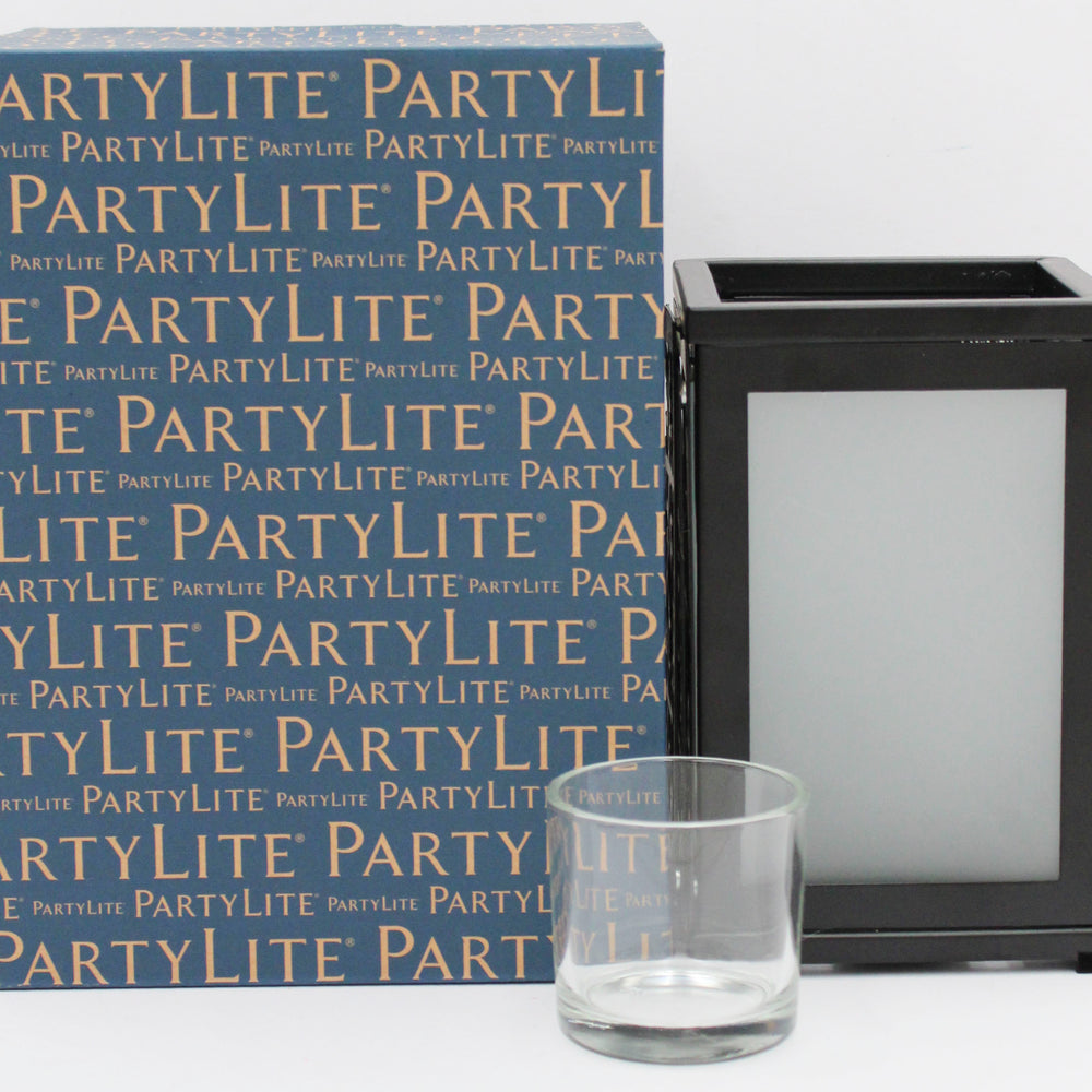 PARTYLITE CHANGE-O-LUMINARY CANDLE HOLDER 3 1/2"W x 6"H