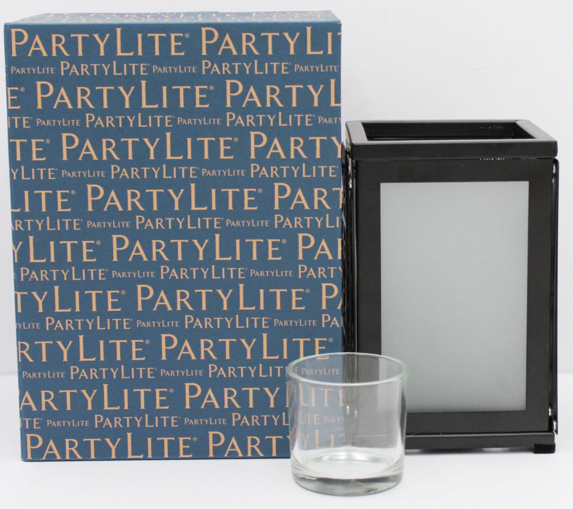 PARTYLITE CHANGE-O-LUMINARY CANDLE HOLDER 3 1/2"W x 6"H