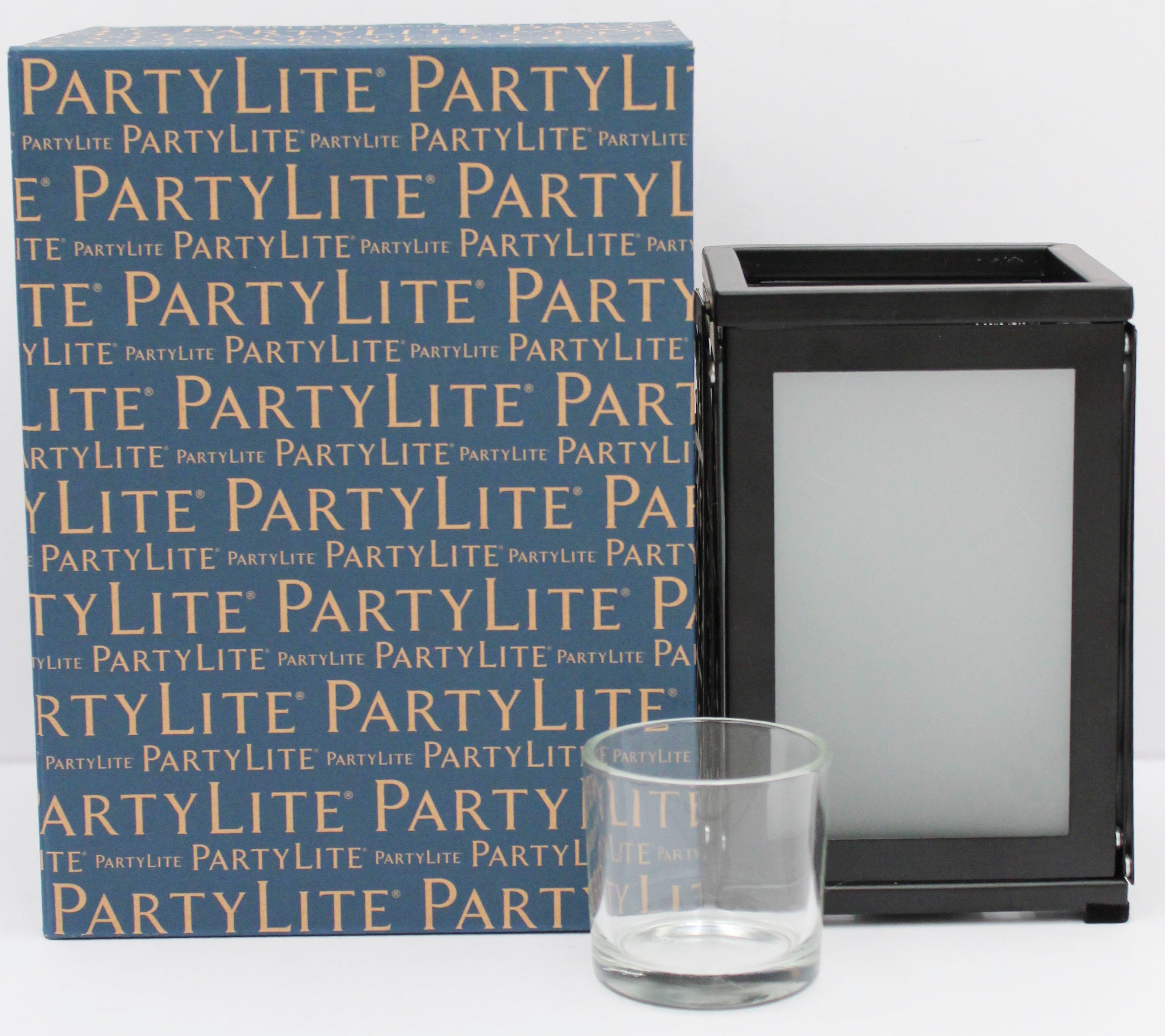 PARTYLITE CHANGE-O-LUMINARY CANDLE HOLDER 3 1/2"W x 6"H