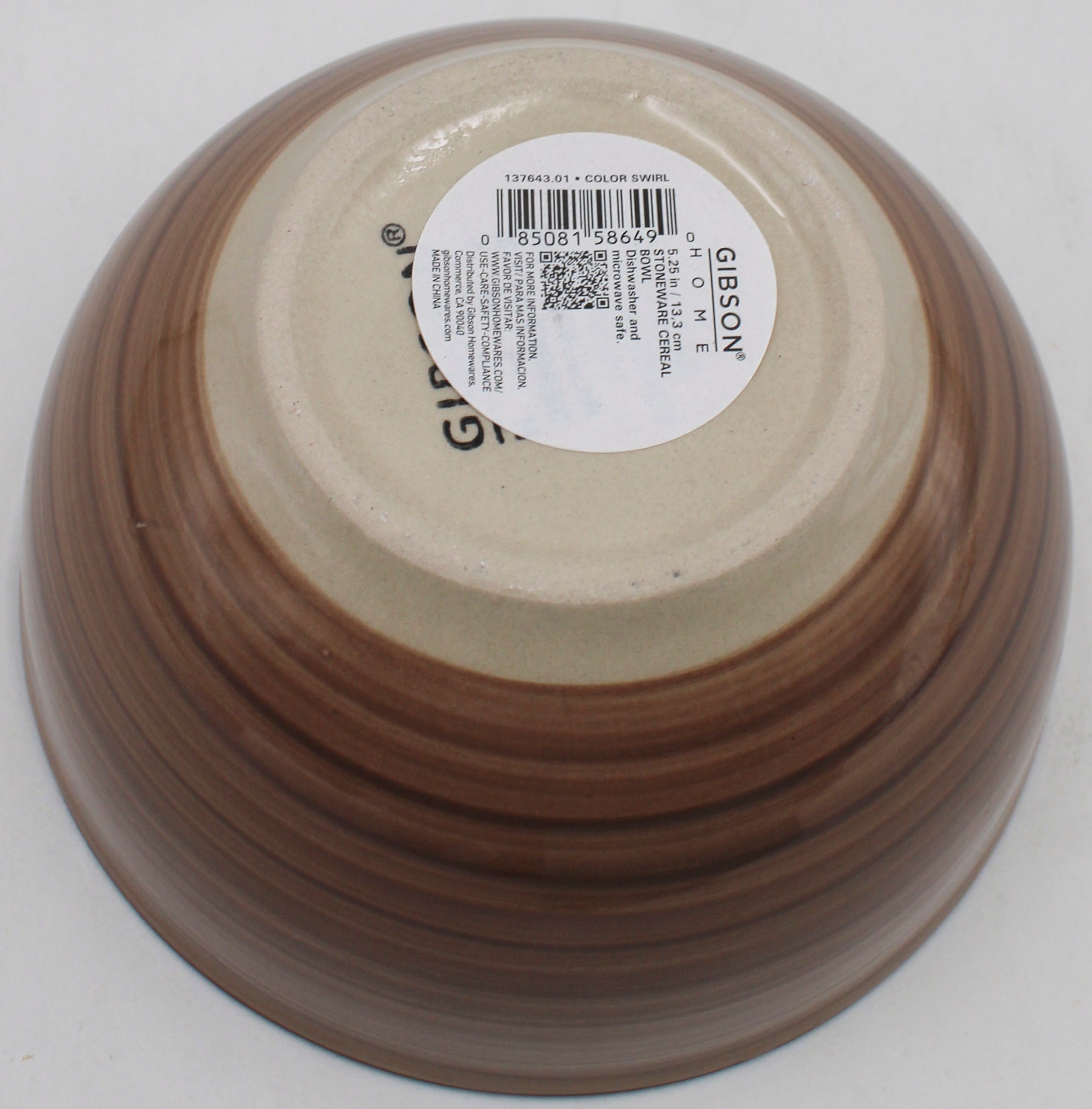 5.25IN GIBSON HOME STONEWARE CEREAL BOWL NI