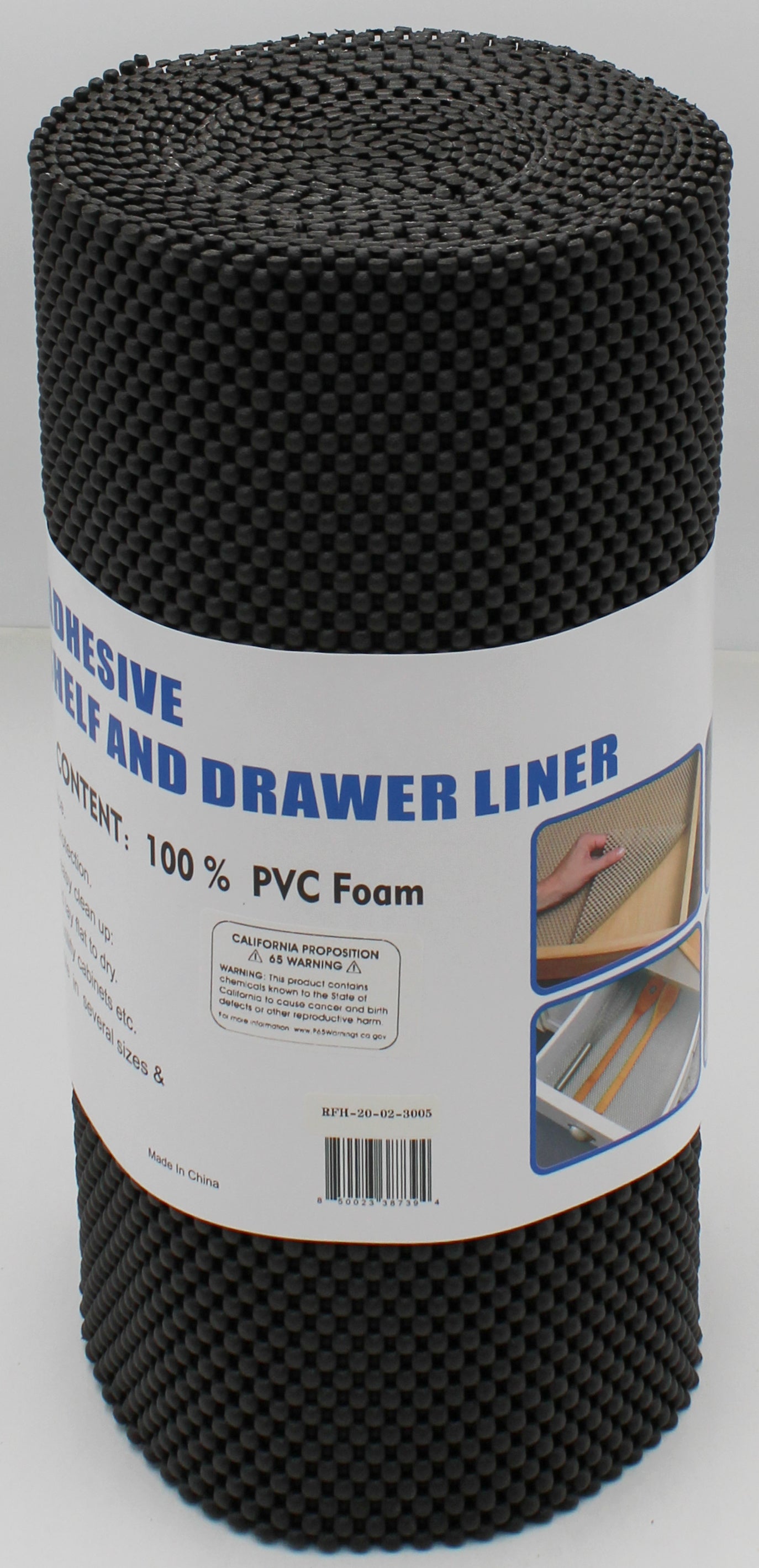 12x240" BLACK SHELF LINER