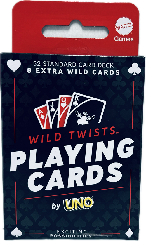 MATTEL WILD TWISTS PLAYING CARDS BY UNO