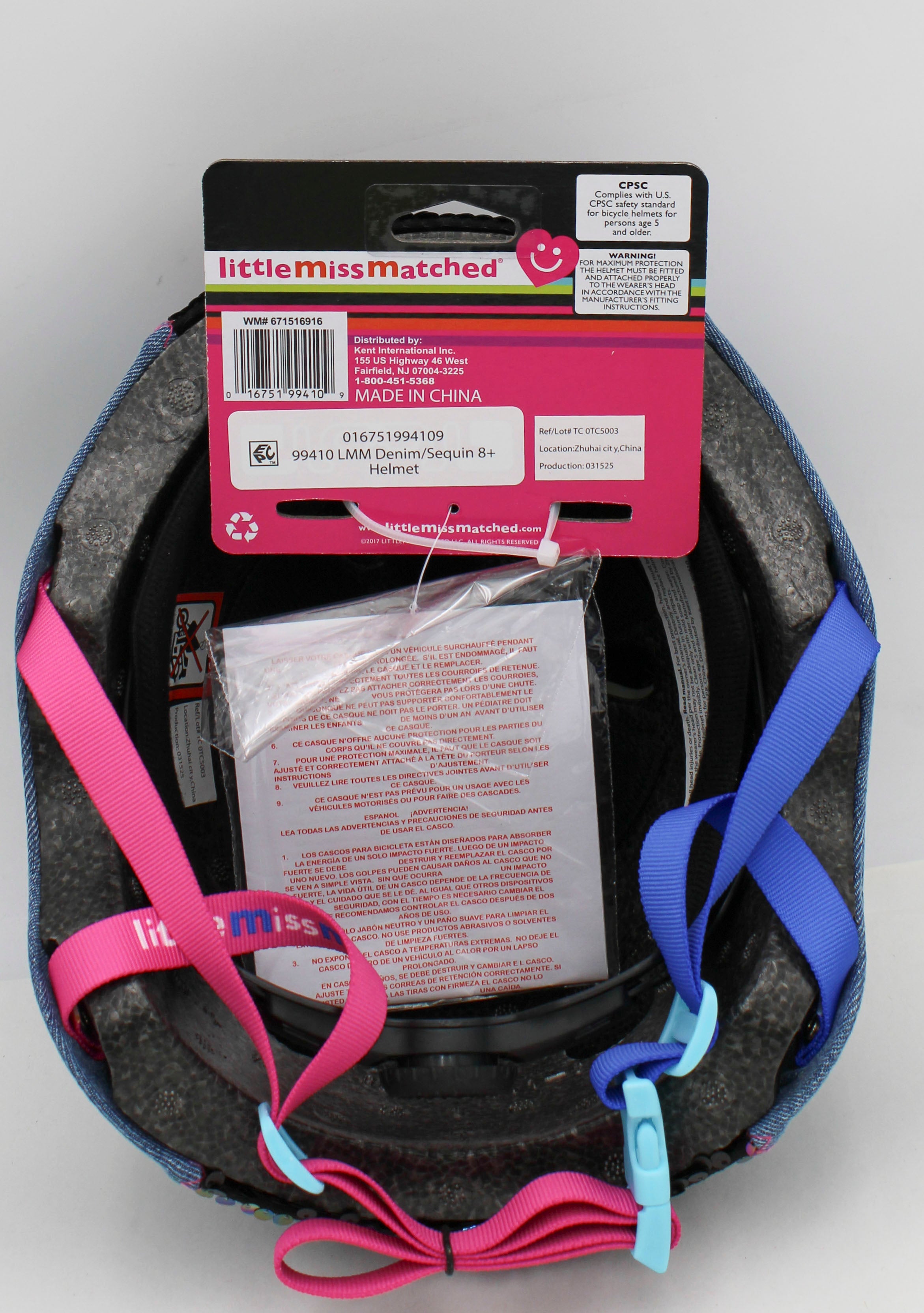 LITTLE MISS MATCHED GIRLS CHILD HOLOGRAM HELMET PEGASUS 5+