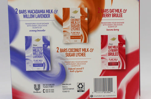 DOVE BAR SOAP 6ct MIXED PALLET