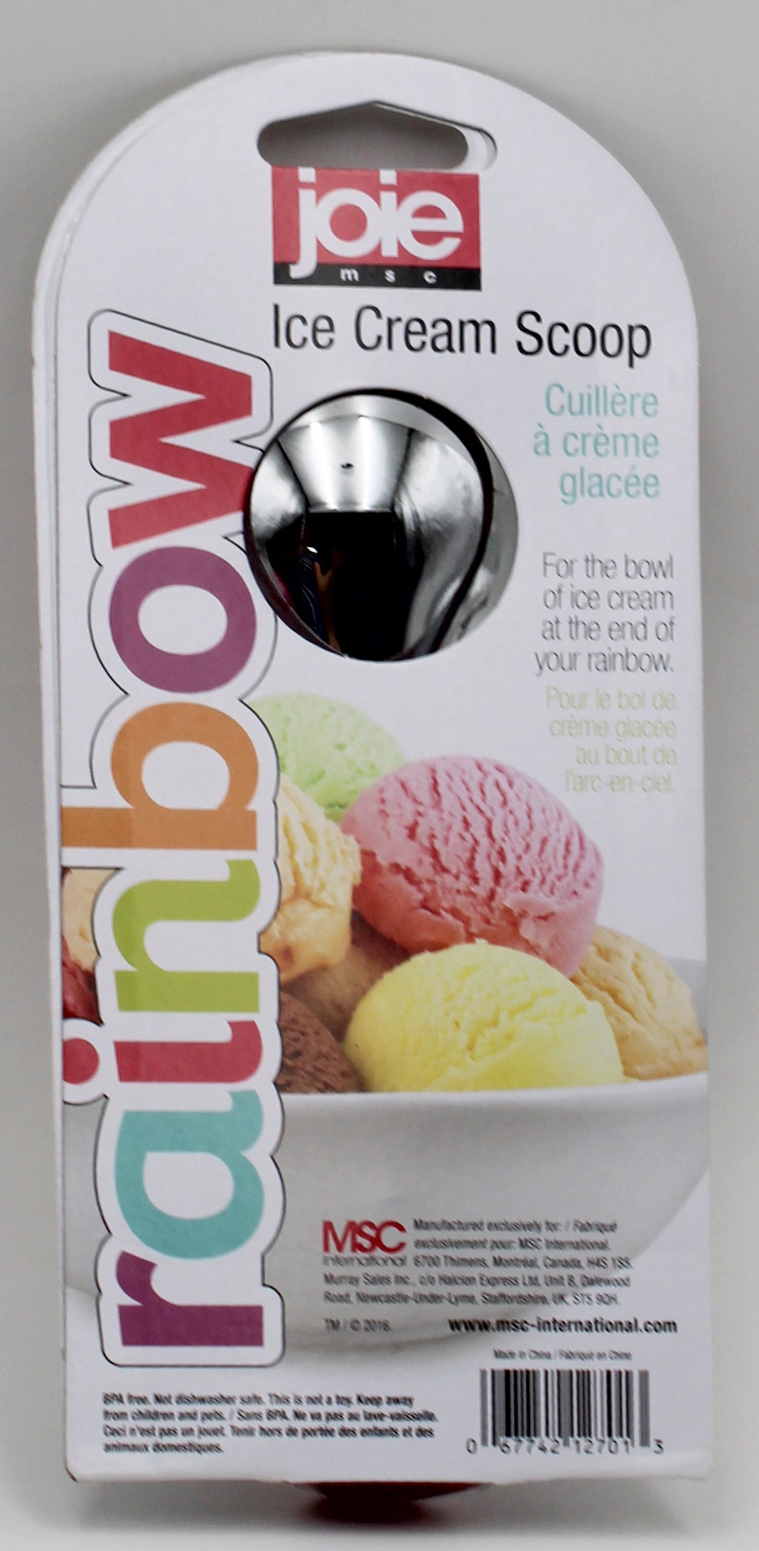 Rainbow Ice Cream Scoop Stainless Steel Bulk