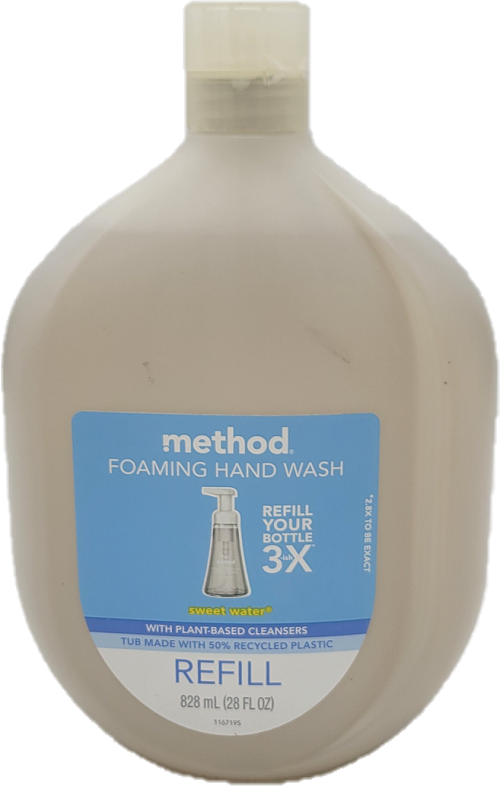 METHOD FOAMING HAND WASH SWEET WATER REFILL 28floz US