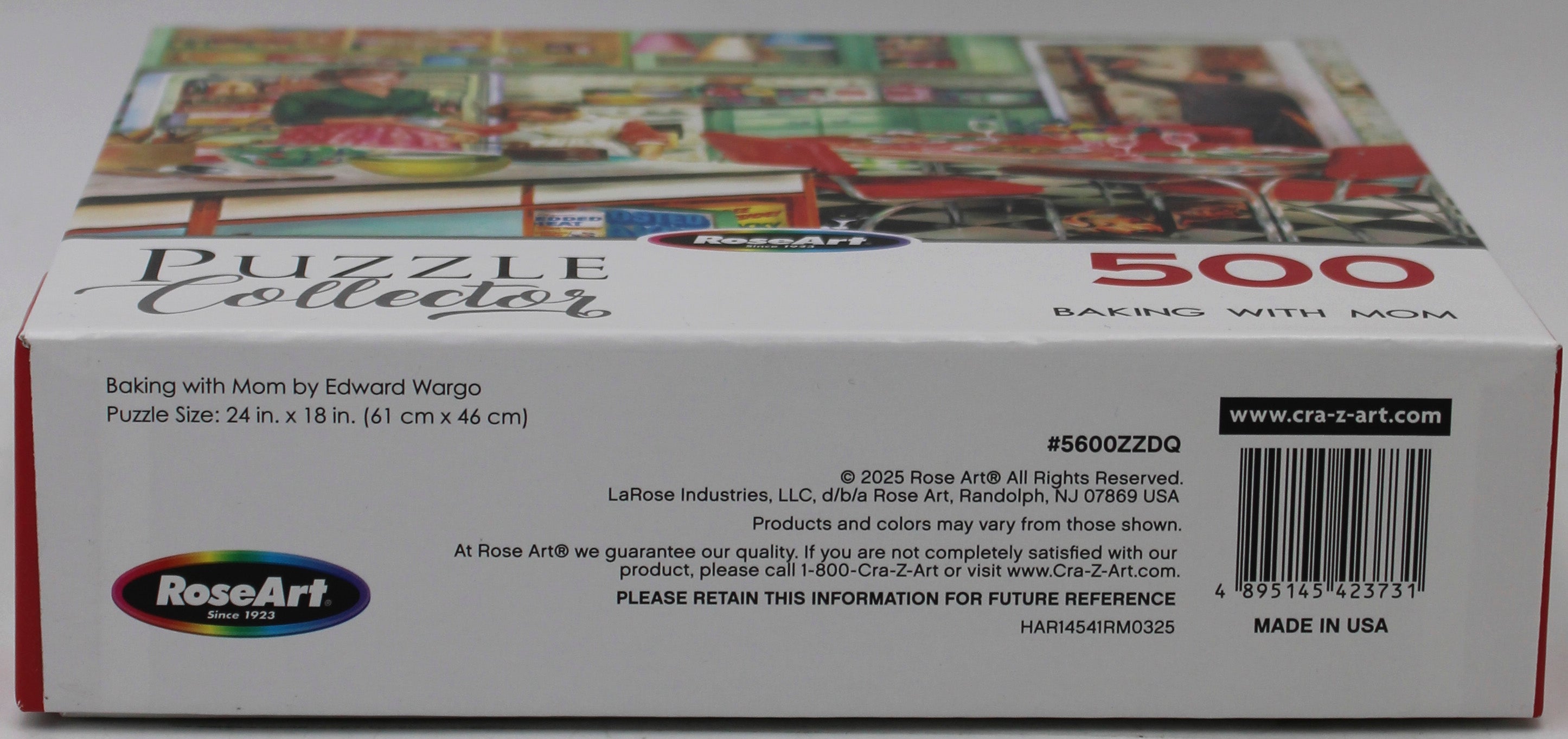 CRA-Z-ART PUZZLE COLLECTOR BAKING WITH MOM 500PC
